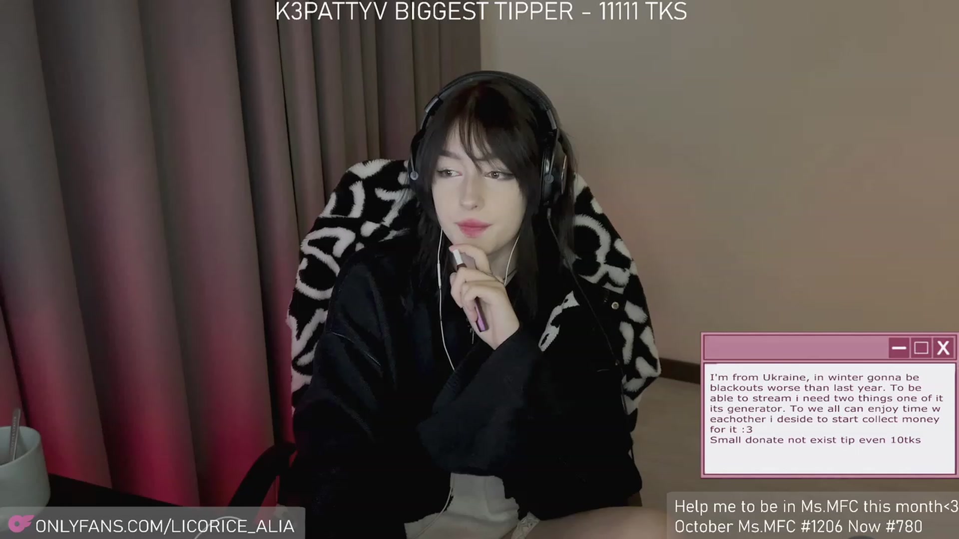 Gallery image thumbnail from Licorice_Alia's myfreecams stream on, 11/27/2023, 04:18 image 6 of 20