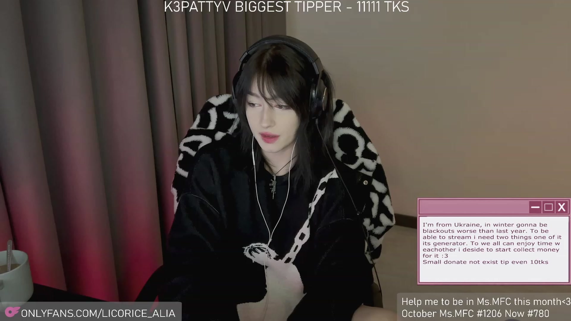 Gallery image thumbnail from Licorice_Alia's myfreecams stream on, 11/27/2023, 04:18 image 2 of 20
