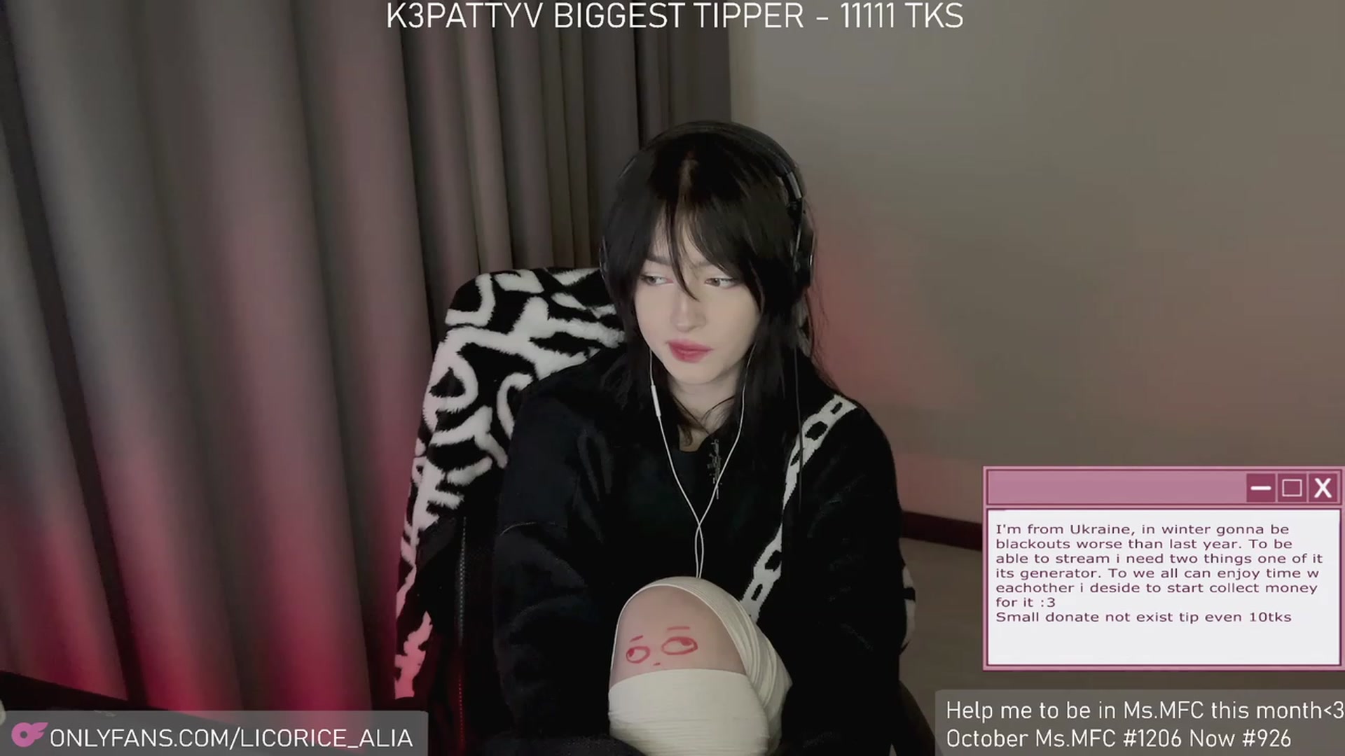 Gallery image thumbnail from Licorice_Alia's myfreecams stream on, 12/01/2023, 02:25 image 15 of 20