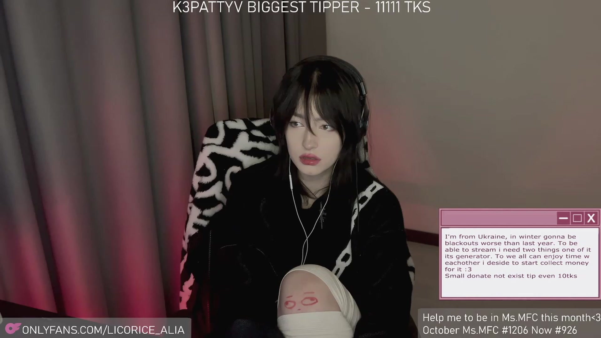 Gallery image thumbnail from Licorice_Alia's myfreecams stream on, 12/01/2023, 02:25 image 20 of 20