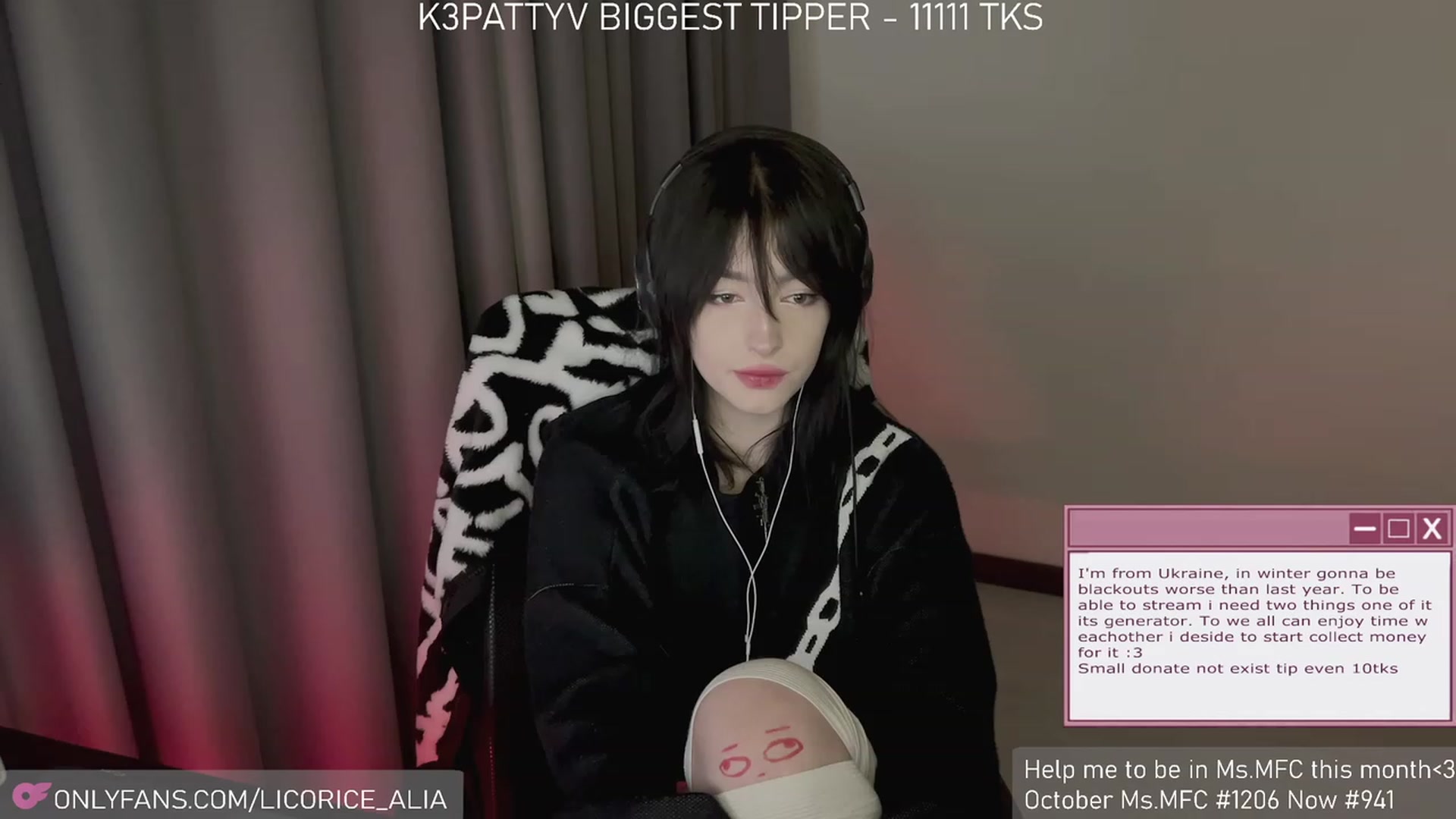 Gallery image thumbnail from Licorice_Alia's myfreecams stream on, 12/01/2023, 02:25 image 10 of 20