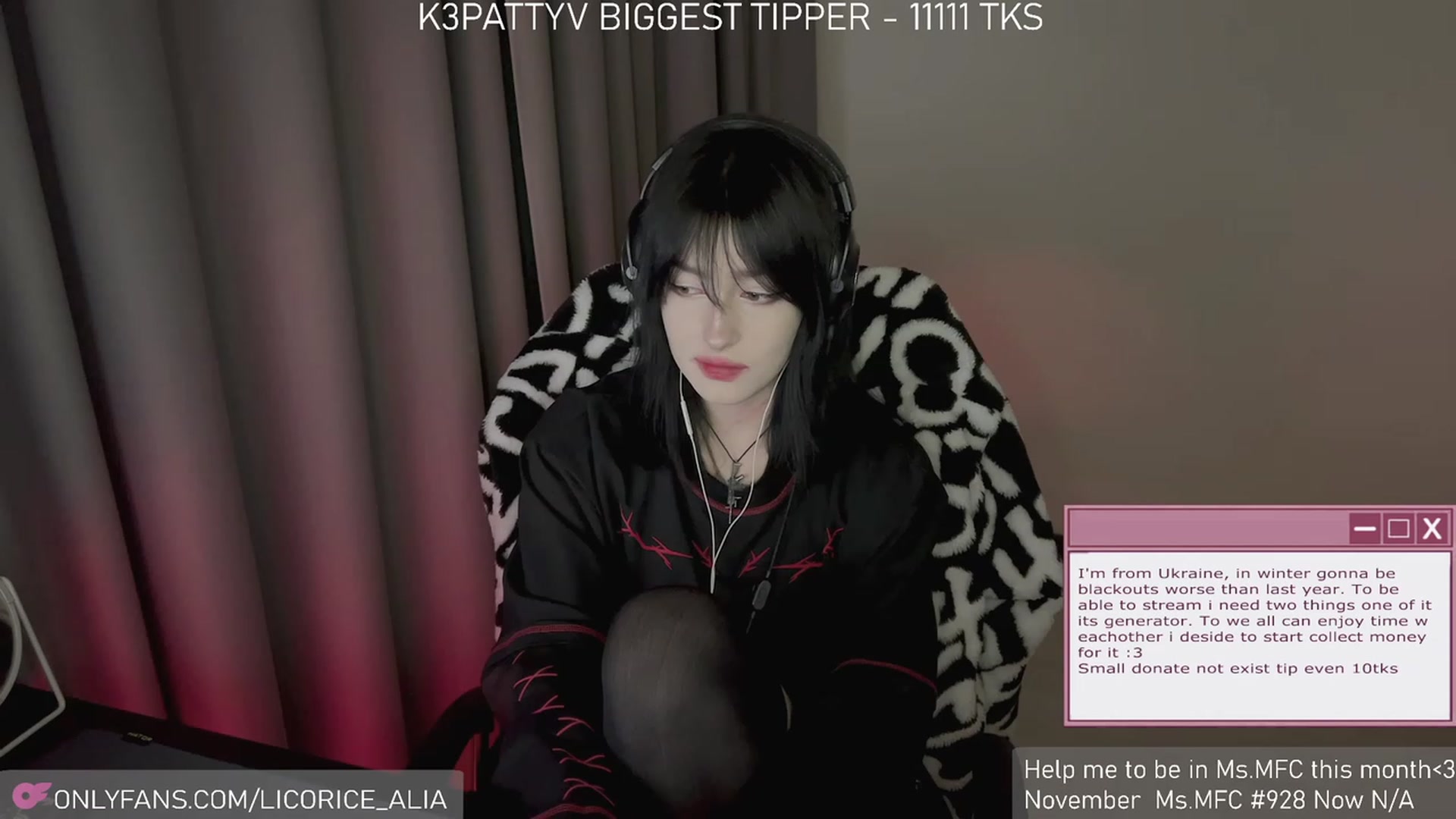 Gallery image thumbnail from Licorice_Alia's myfreecams stream on, 12/06/2023, 01:07 image 8 of 20