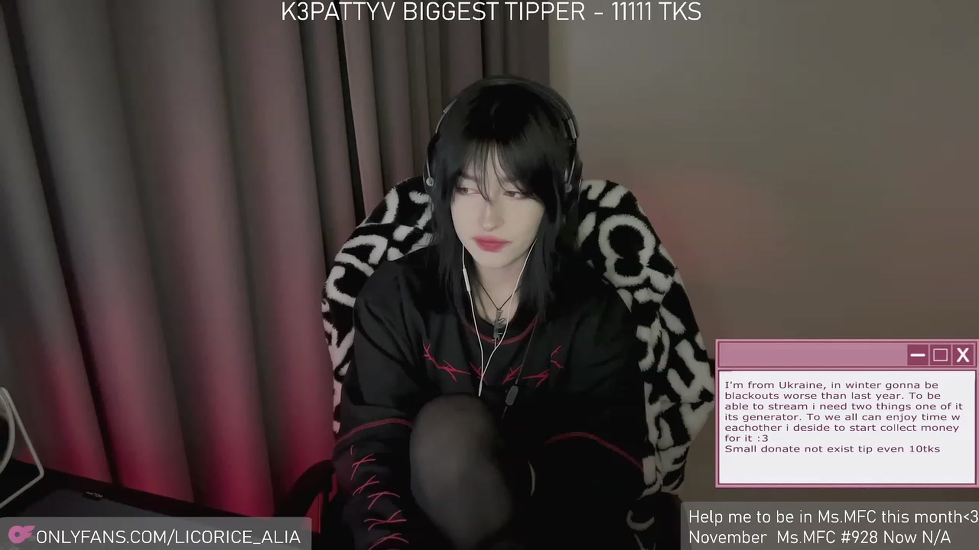 Gallery image thumbnail from Licorice_Alia's myfreecams stream on, 12/06/2023, 01:07 image 7 of 20