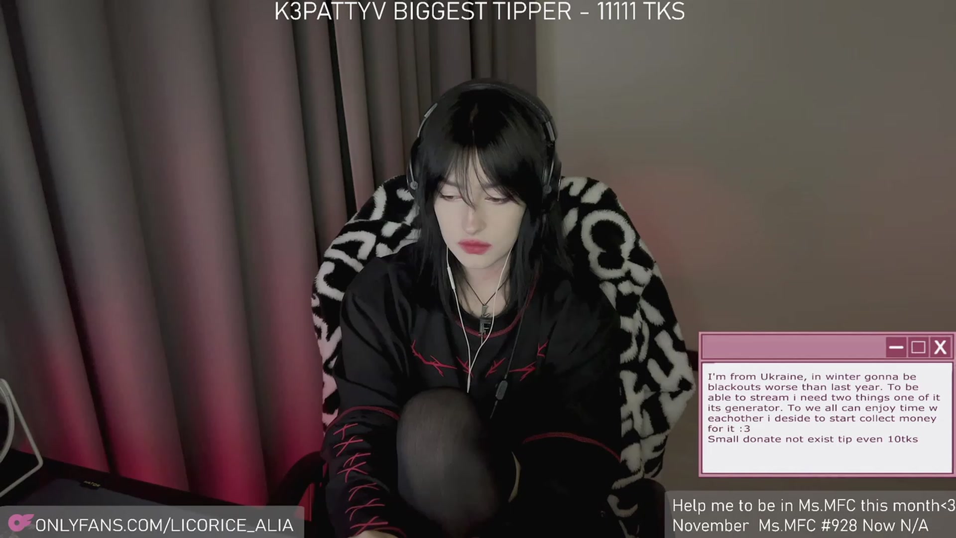Gallery image thumbnail from Licorice_Alia's myfreecams stream on, 12/06/2023, 01:07 image 15 of 20