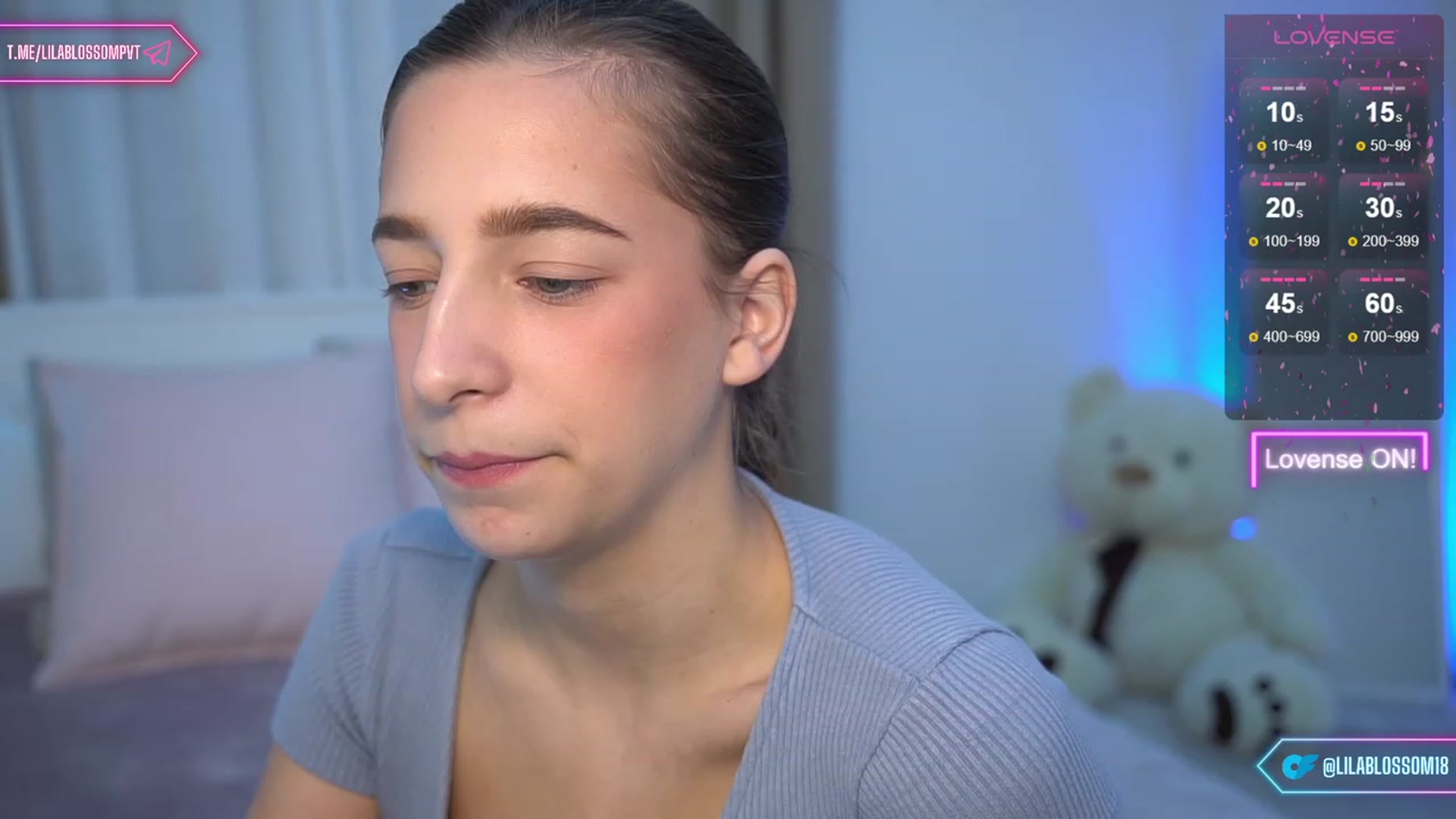 Gallery image thumbnail from LilaBlossom's myfreecams stream on, 02/10/2024, 14:45 image 3 of 20