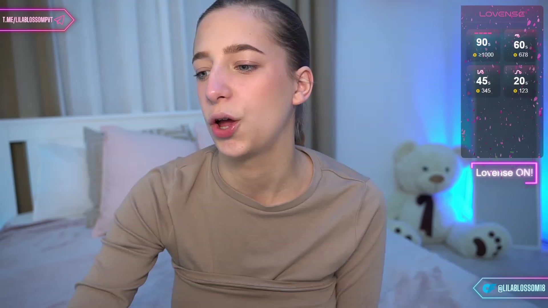 Gallery image thumbnail from LilaBlossom's myfreecams stream on, 02/19/2024, 21:47 image 10 of 20