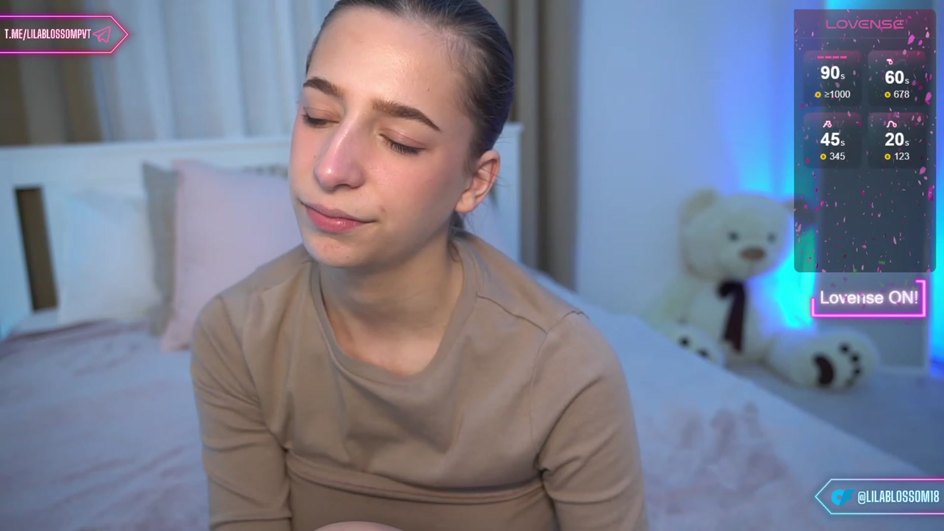 Gallery image thumbnail from LilaBlossom's myfreecams stream on, 02/19/2024, 21:47 image 16 of 20