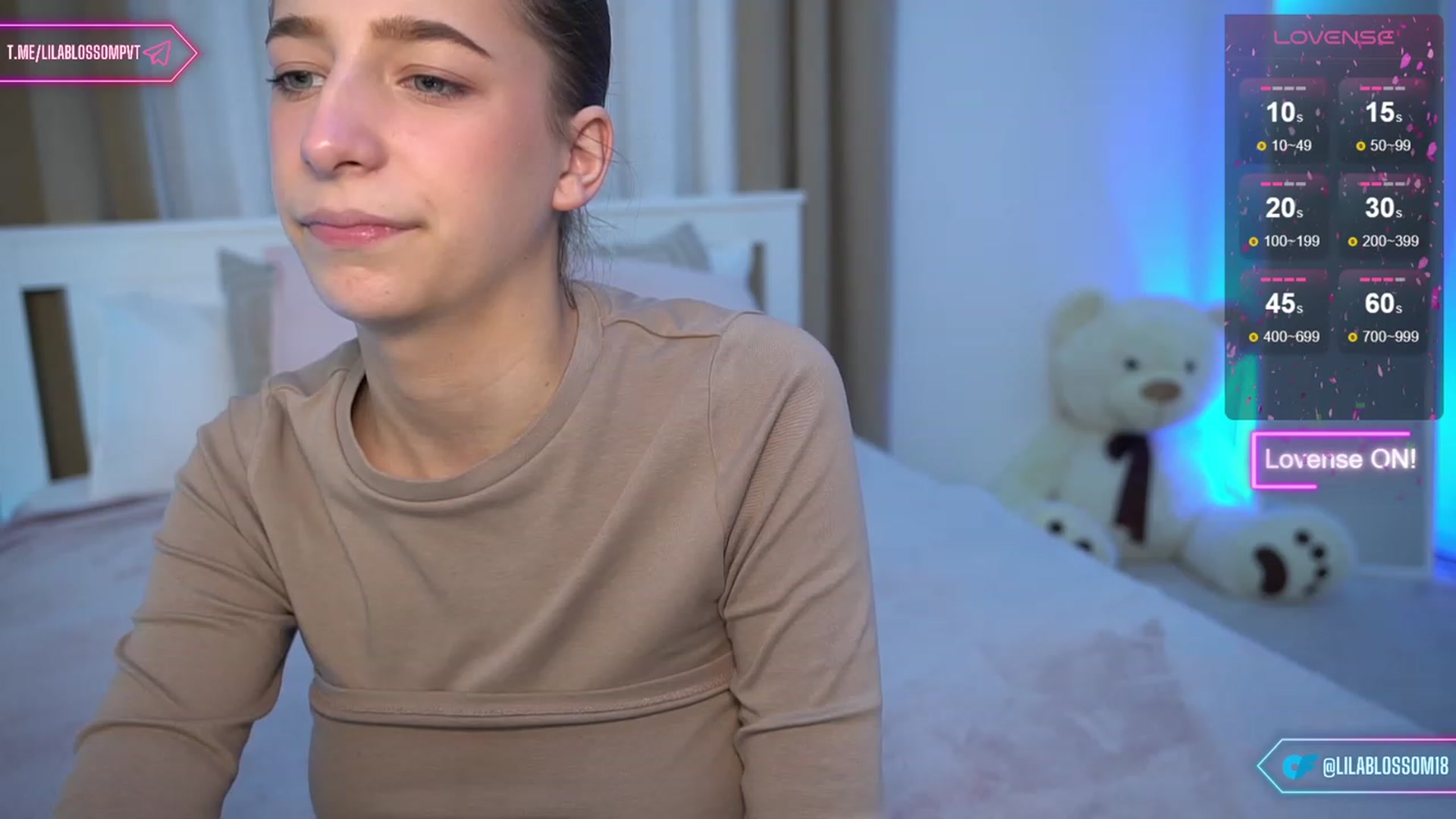 Gallery image thumbnail from LilaBlossom's myfreecams stream on, 02/19/2024, 21:47 image 20 of 20