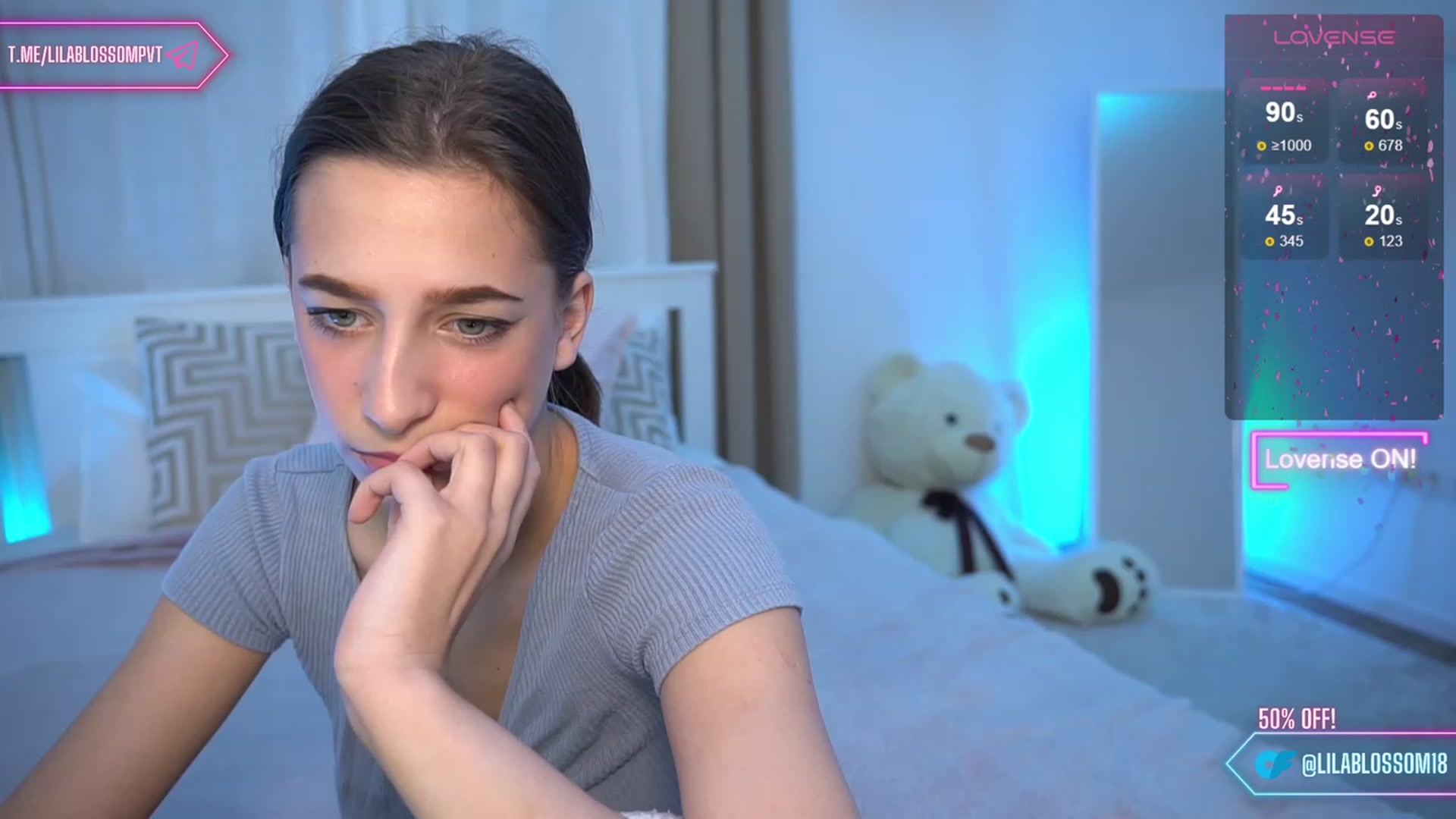 Gallery image thumbnail from LilaBlossom's myfreecams stream on, 03/03/2024, 21:52 image 8 of 20