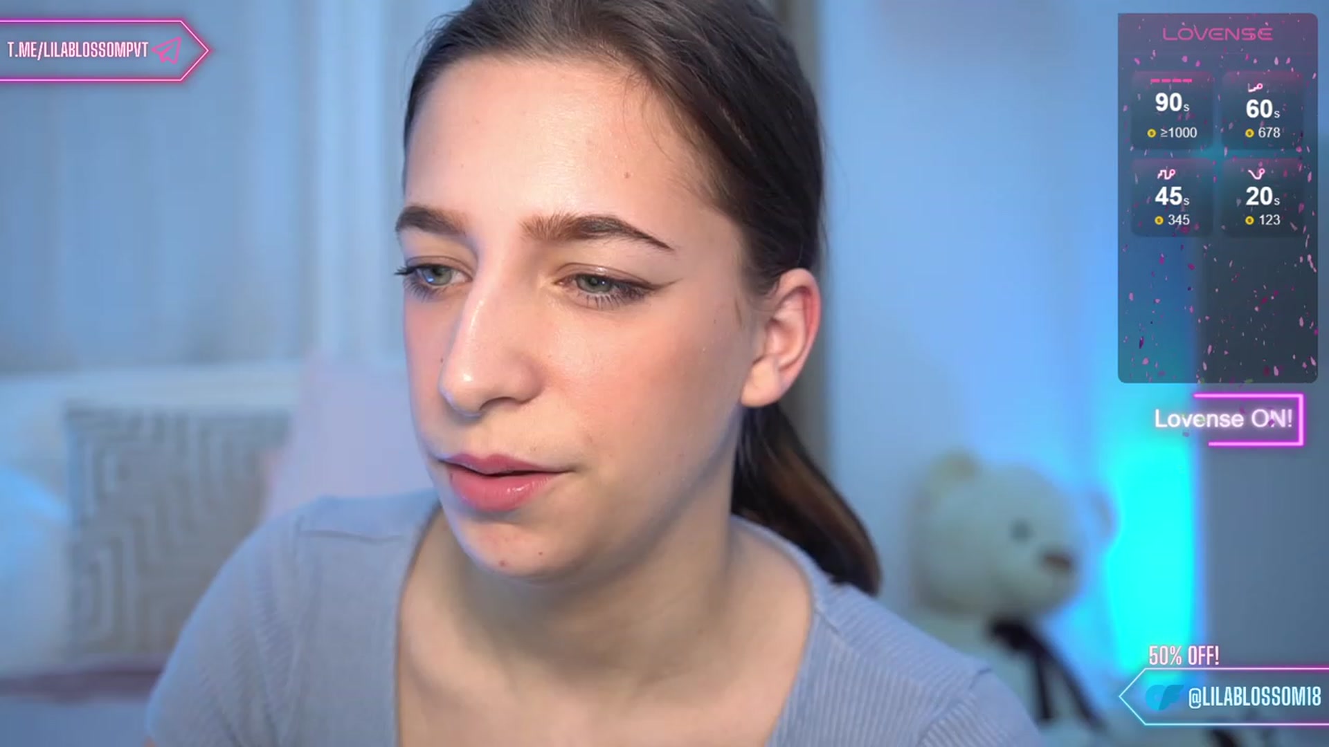 Gallery image thumbnail from LilaBlossom's myfreecams stream on, 03/03/2024, 21:52 image 18 of 20