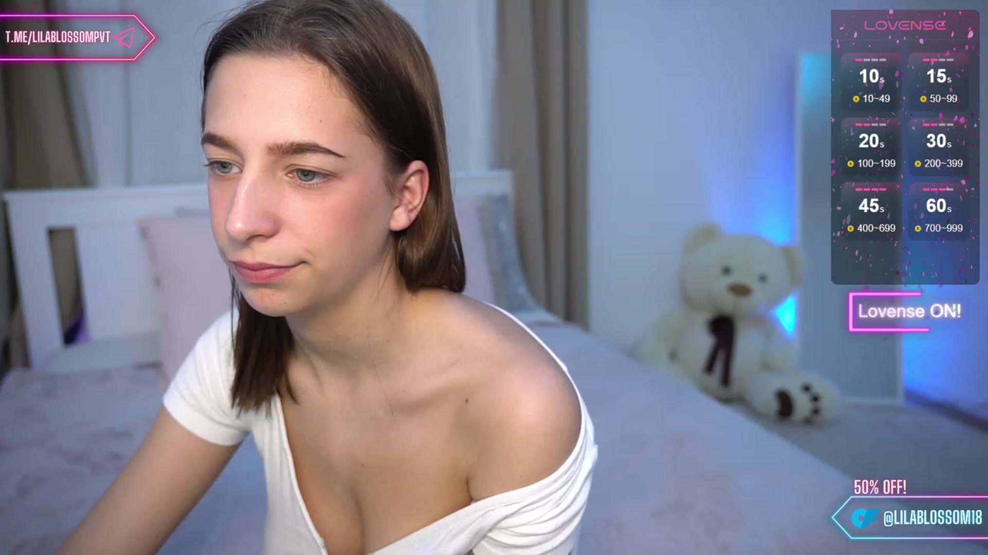 Gallery image thumbnail from LilaBlossom's myfreecams stream on, 03/10/2024, 21:34 image 18 of 20