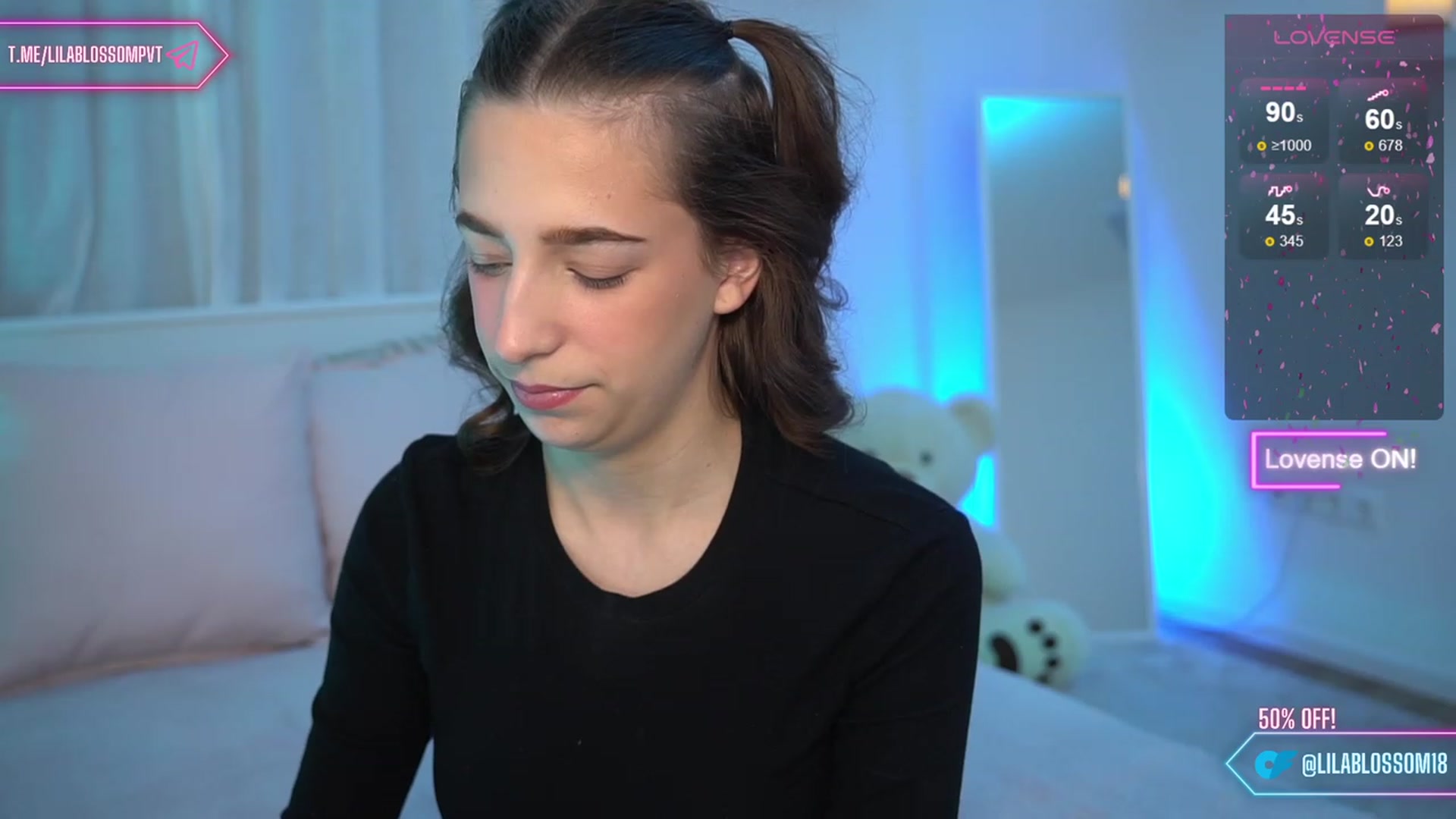 Gallery image thumbnail from LilaBlossom's myfreecams stream on, 03/14/2024, 19:44 image 7 of 20