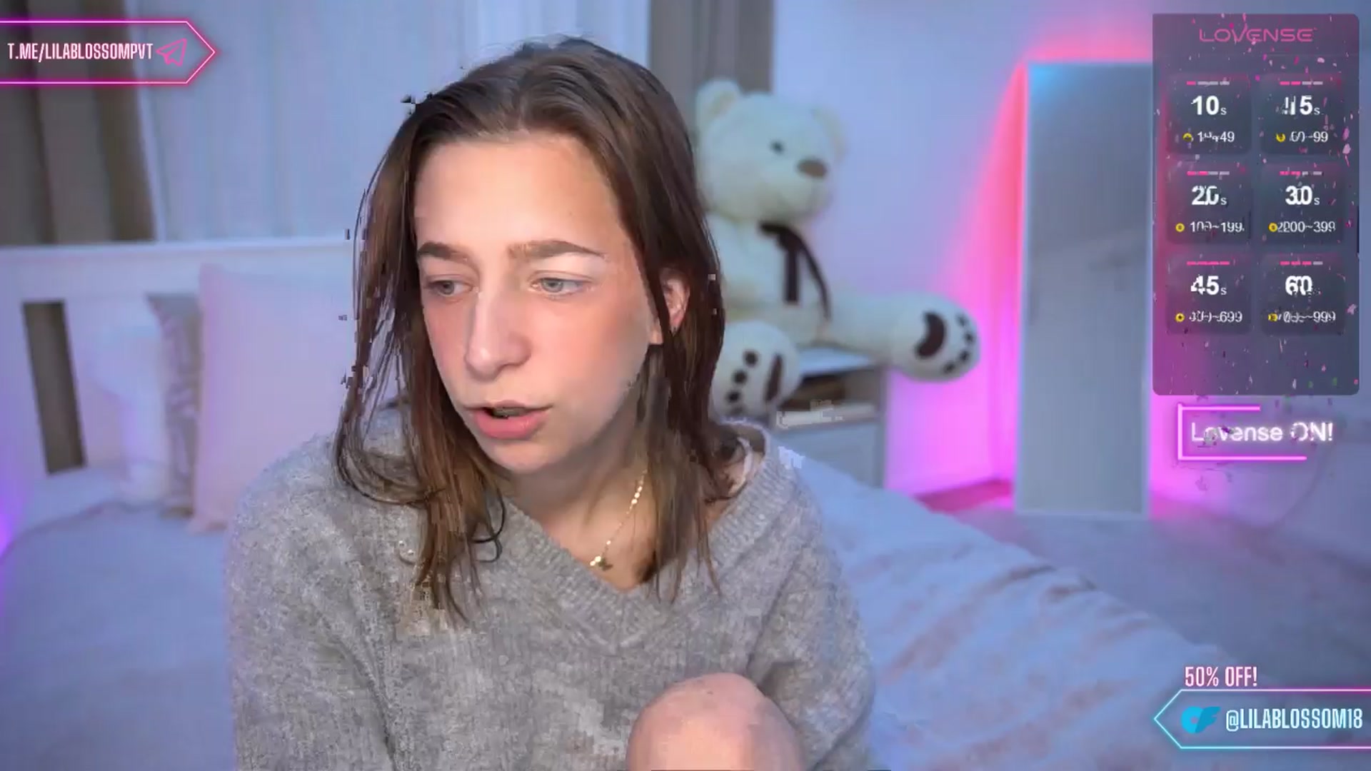 Gallery image thumbnail from LilaBlossom's myfreecams stream on, 03/31/2024, 08:59 image 13 of 20