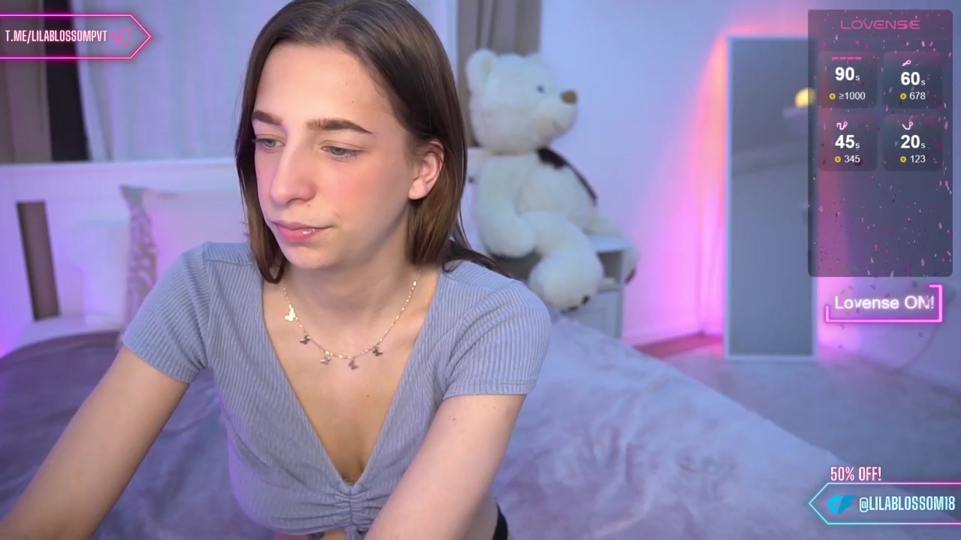 Gallery image thumbnail from LilaBlossom's myfreecams stream on, 04/06/2024, 17:56 image 17 of 20