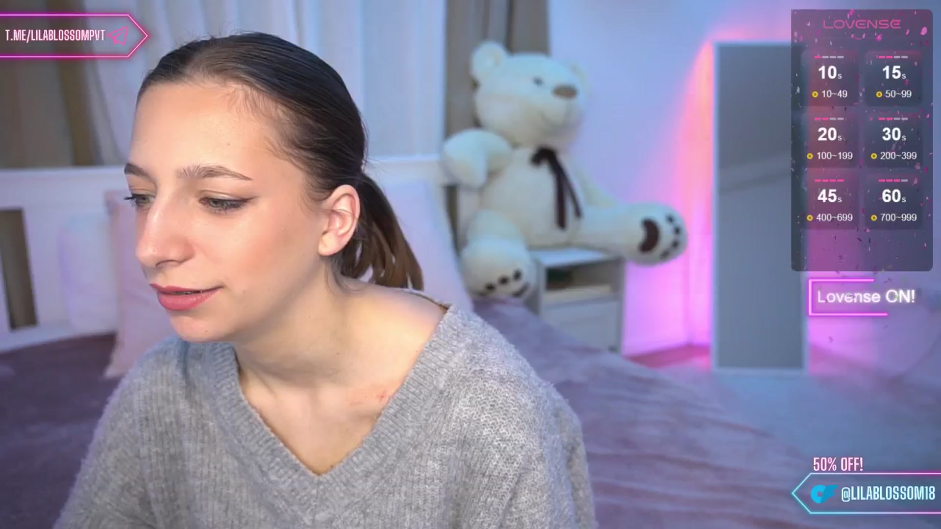 Gallery image thumbnail from LilaBlossom's myfreecams stream on, 04/21/2024, 10:15 image 20 of 20