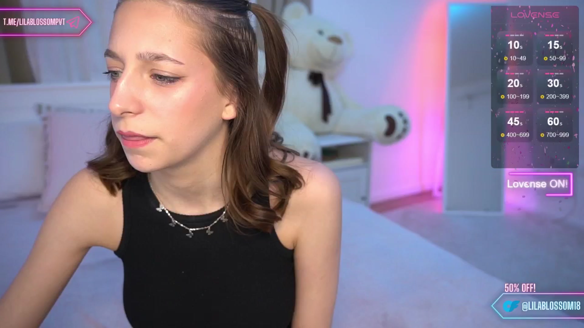 Gallery image thumbnail from LilaBlossom's myfreecams stream on, 04/26/2024, 21:15 image 1 of 20