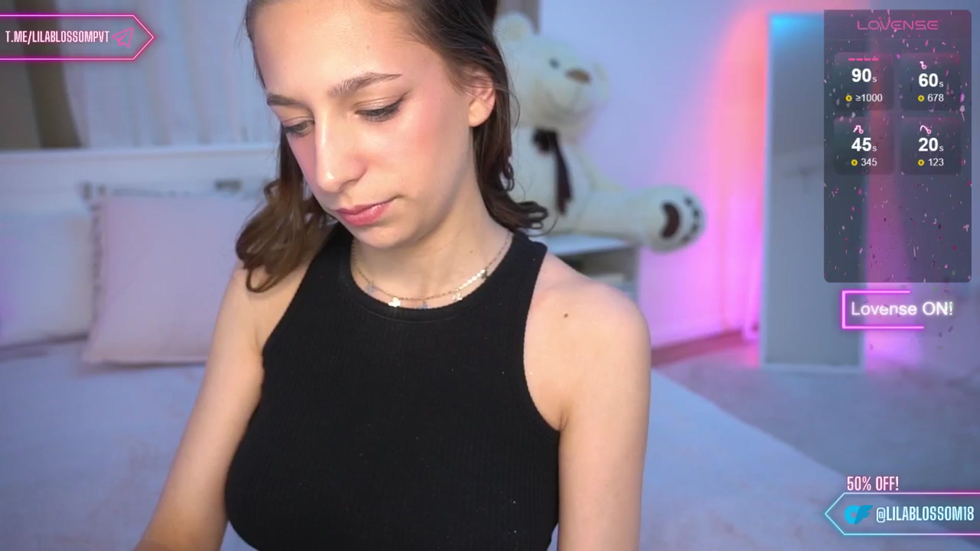 Gallery image thumbnail from LilaBlossom's myfreecams stream on, 04/26/2024, 21:15 image 13 of 20