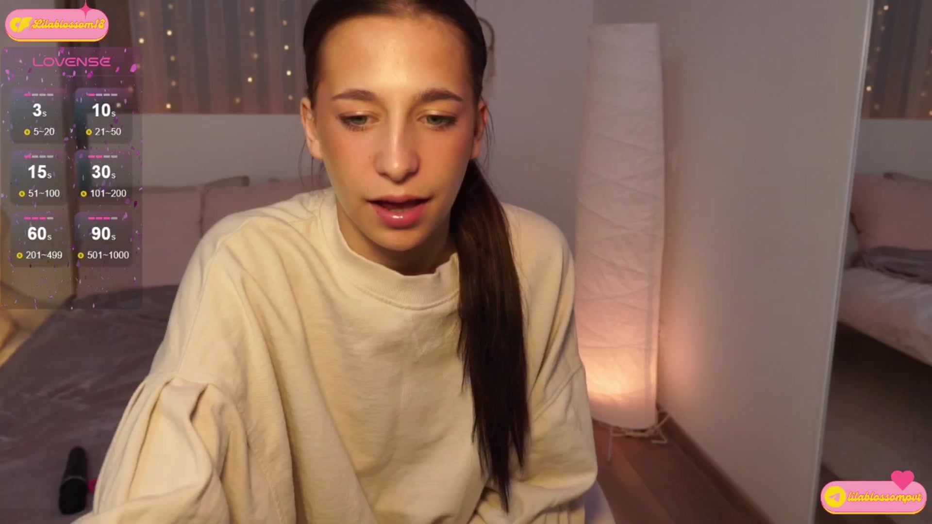 Gallery image thumbnail from LilaBlossom's myfreecams stream on, 08/13/2024, 21:30 image 3 of 20