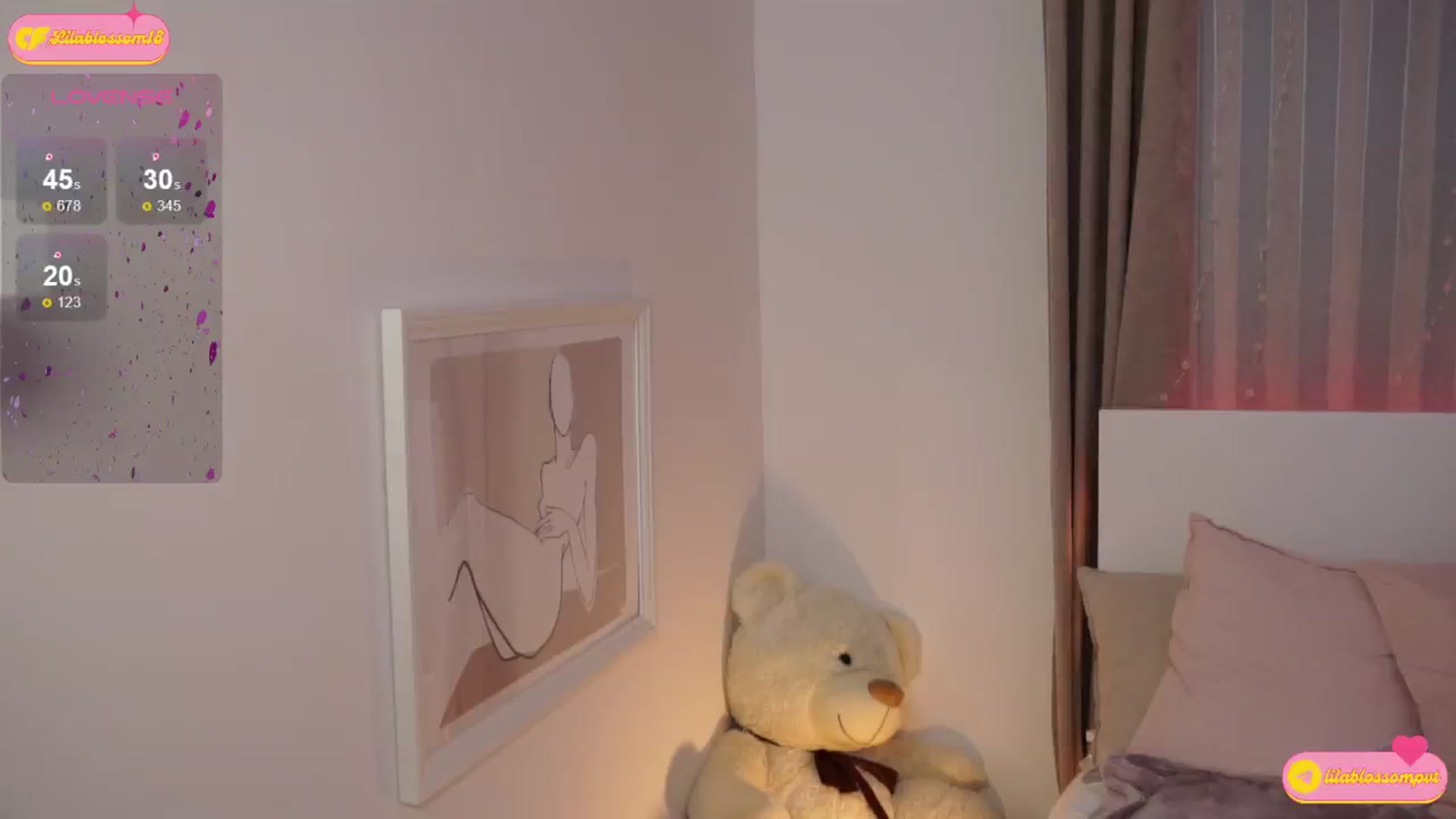 Gallery image thumbnail from LilaBlossom's myfreecams stream on, 08/25/2024, 22:29 image 10 of 20