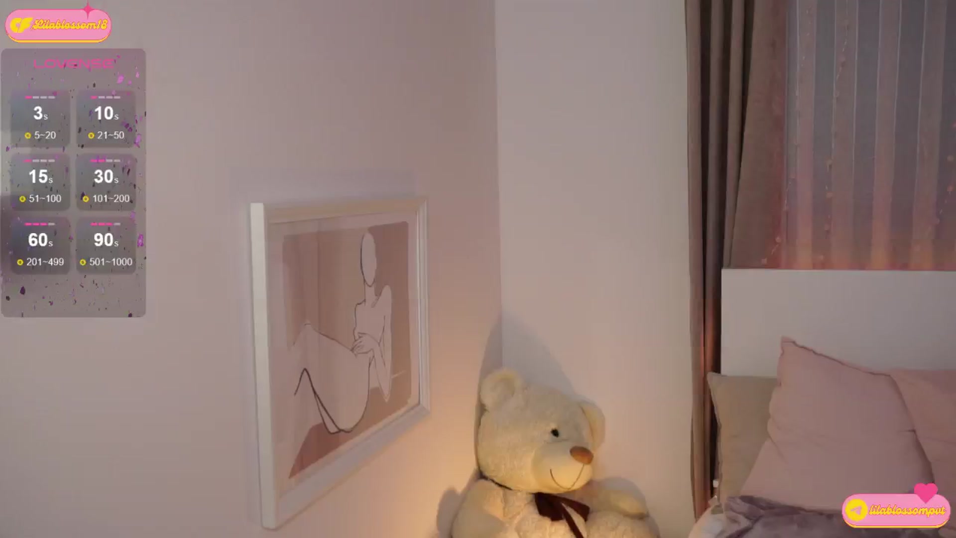Gallery image thumbnail from LilaBlossom's myfreecams stream on, 08/25/2024, 22:29 image 11 of 20