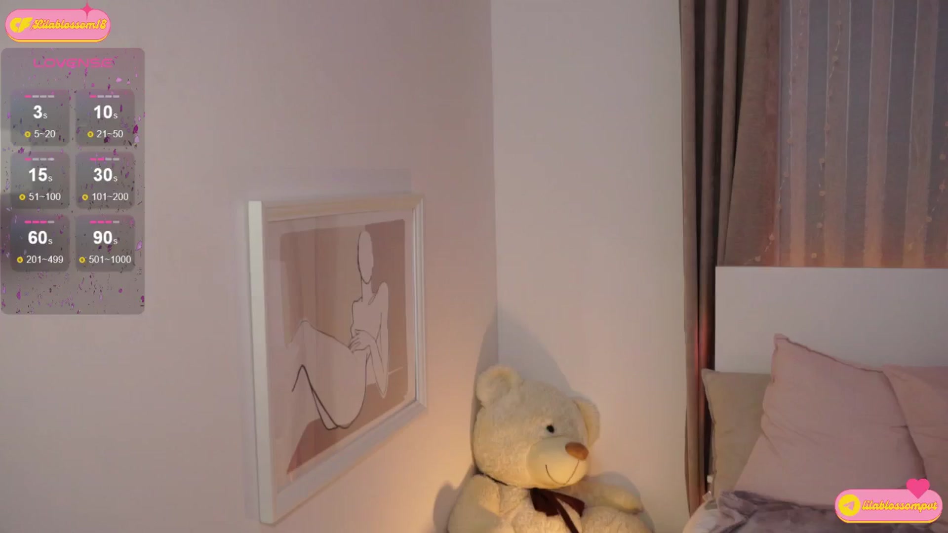 Gallery image thumbnail from LilaBlossom's myfreecams stream on, 08/25/2024, 22:29 image 9 of 20