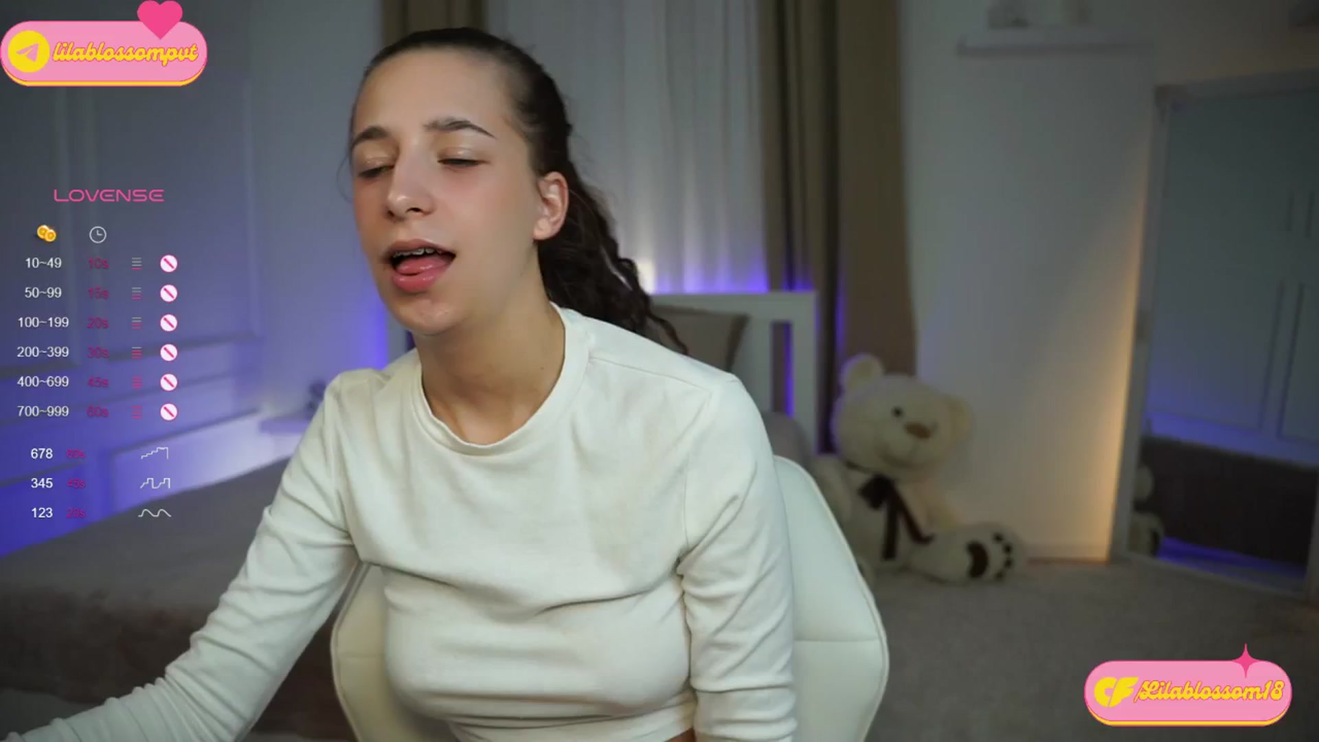 Gallery image thumbnail from LilaBlossom's myfreecams stream on, 09/12/2024, 21:30 image 1 of 20