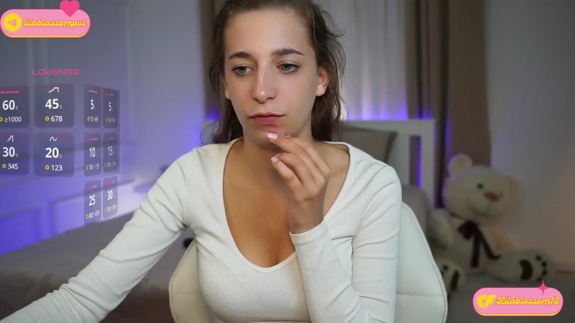 Gallery image thumbnail from LilaBlossom's myfreecams stream on, 09/13/2024, 17:17 image 9 of 20