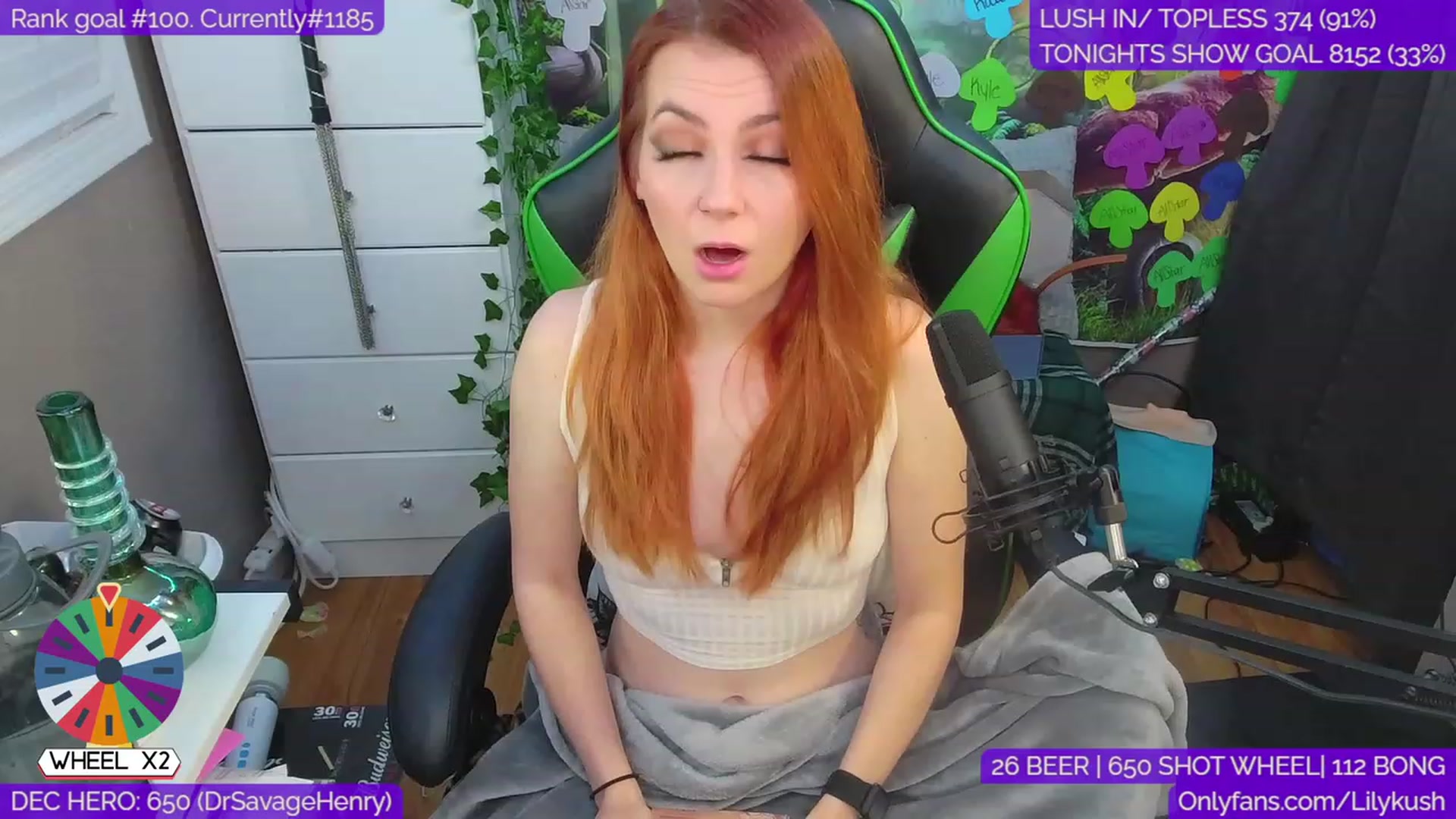 Gallery image thumbnail from LilyKush's myfreecams stream on, 12/03/2022, 08:47 image 1 of 20