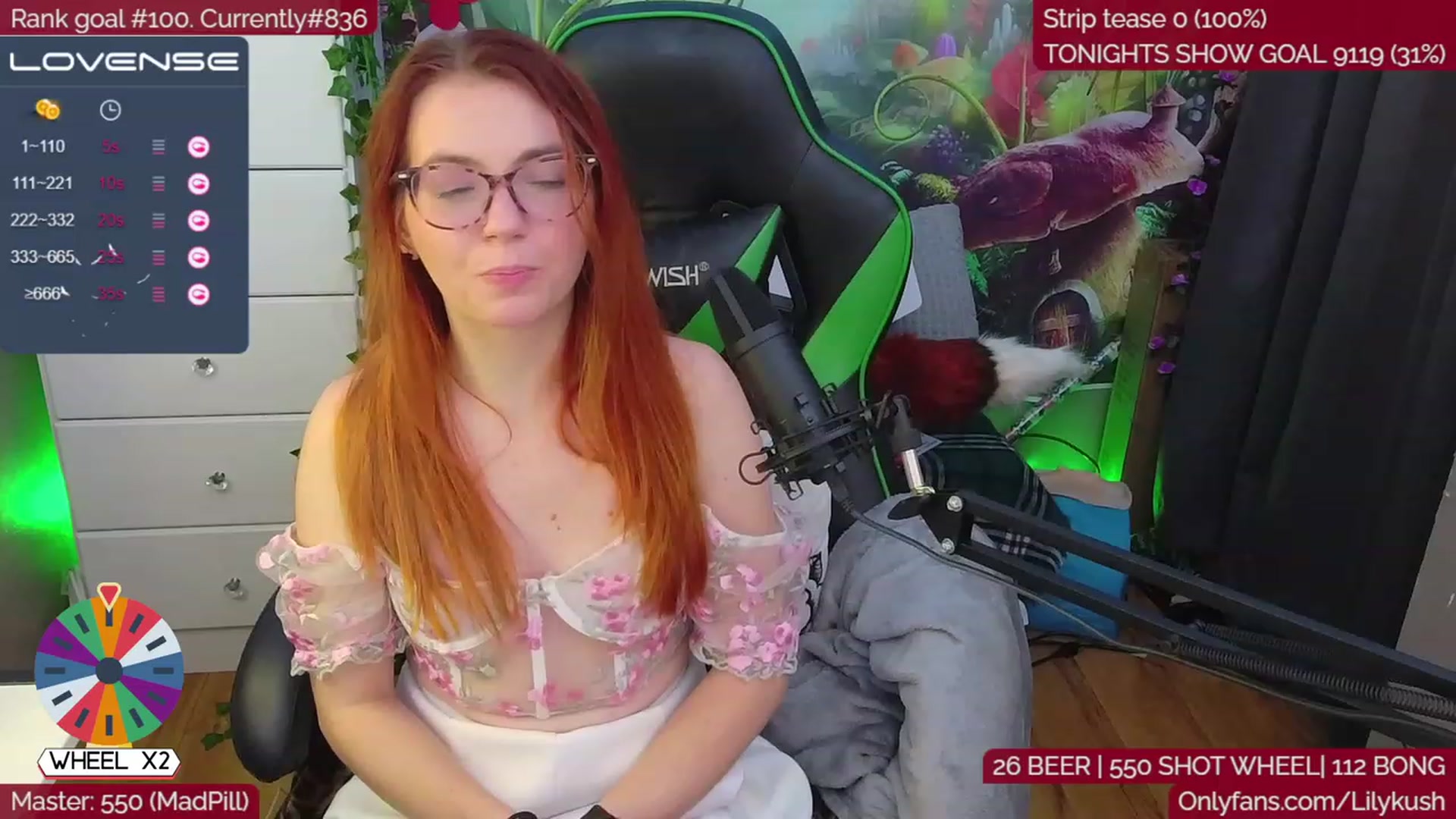 Gallery image thumbnail from LilyKush's myfreecams stream on, 12/09/2022, 08:10 image 20 of 20