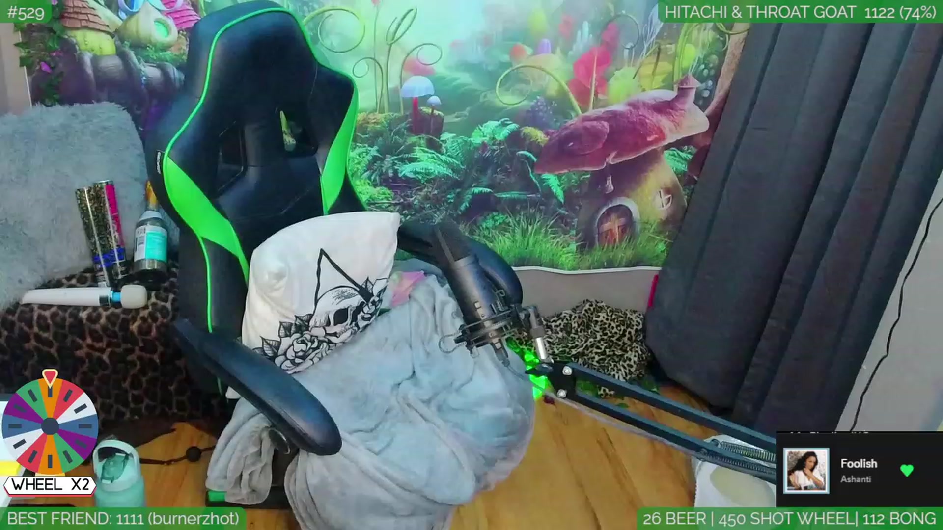 Gallery image thumbnail from LilyKush's myfreecams stream on, 04/08/2023, 08:40 image 2 of 20
