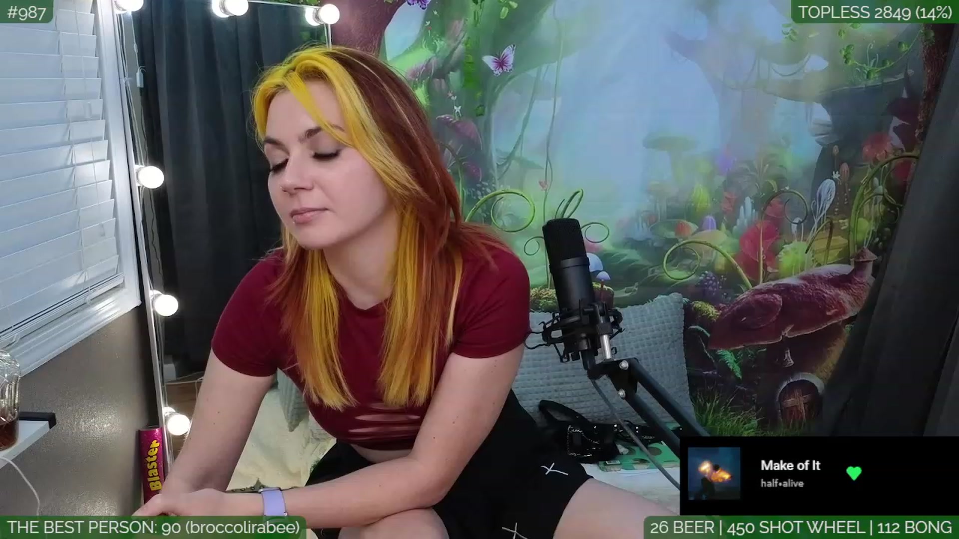 Gallery image thumbnail from LilyKush's myfreecams stream on, 07/11/2023, 04:54 image 17 of 20