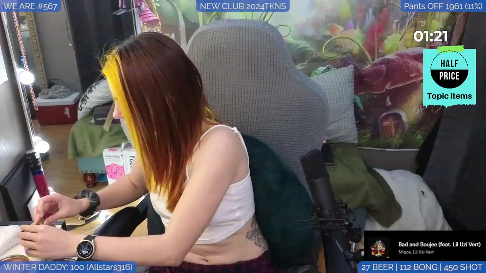 Gallery image thumbnail from LilyKush's myfreecams stream on, 01/15/2024, 04:26 image 7 of 20