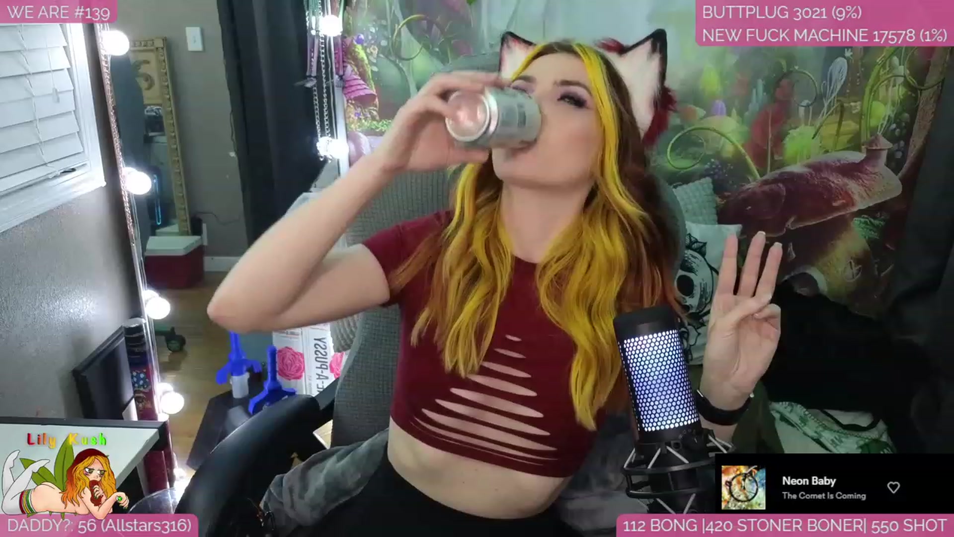Gallery image thumbnail from LilyKush's myfreecams stream on, 02/13/2024, 04:56 image 12 of 20