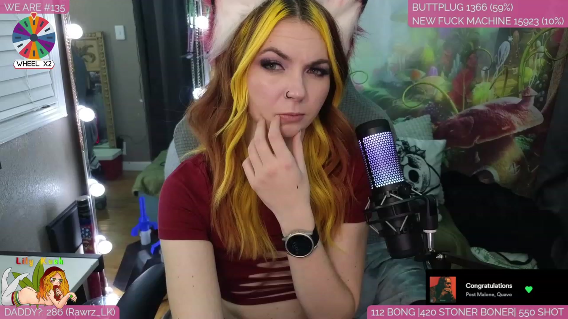 Gallery image thumbnail from LilyKush's myfreecams stream on, 02/13/2024, 07:42 image 11 of 20