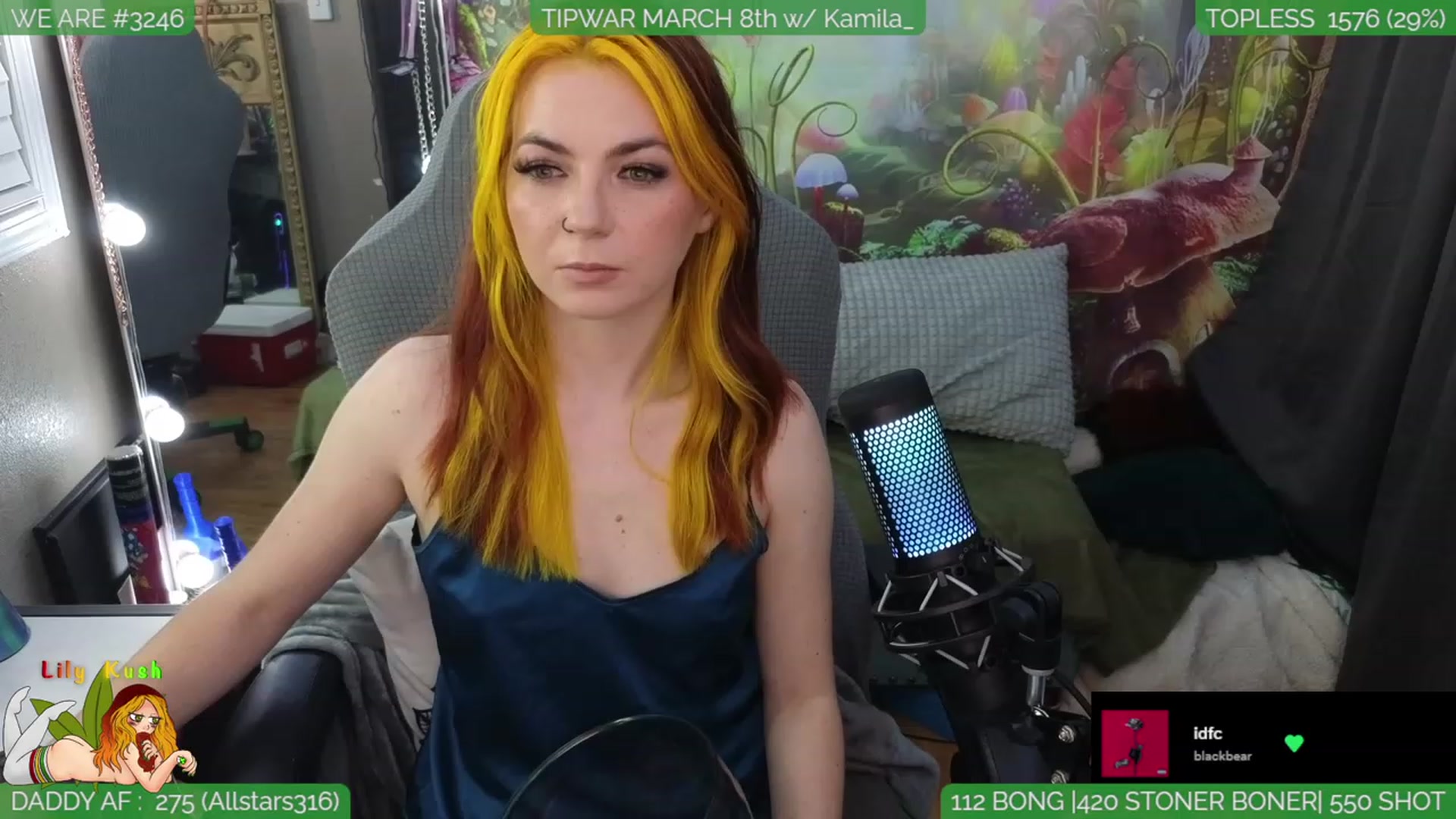 Gallery image thumbnail from LilyKush's myfreecams stream on, 03/07/2024, 05:19 image 2 of 20