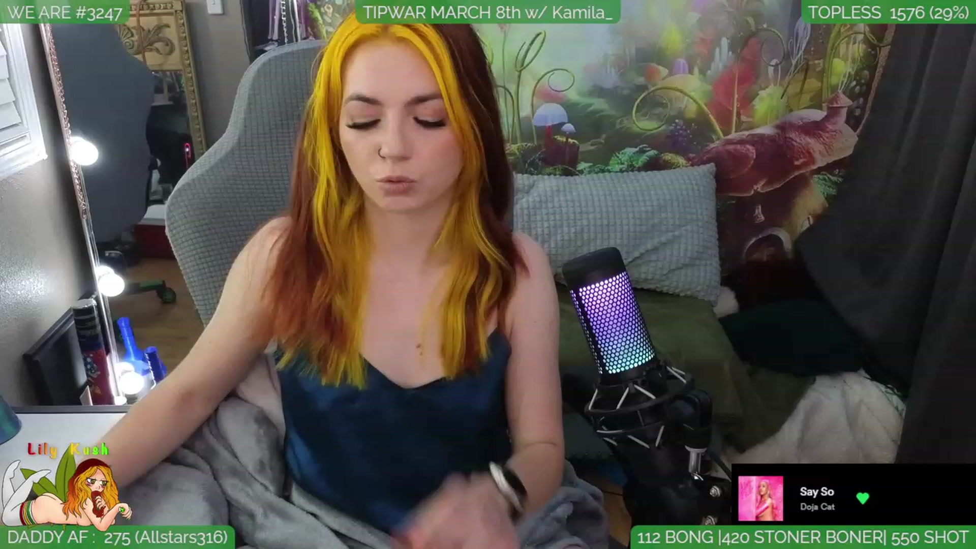 Gallery image thumbnail from LilyKush's myfreecams stream on, 03/07/2024, 05:19 image 3 of 20