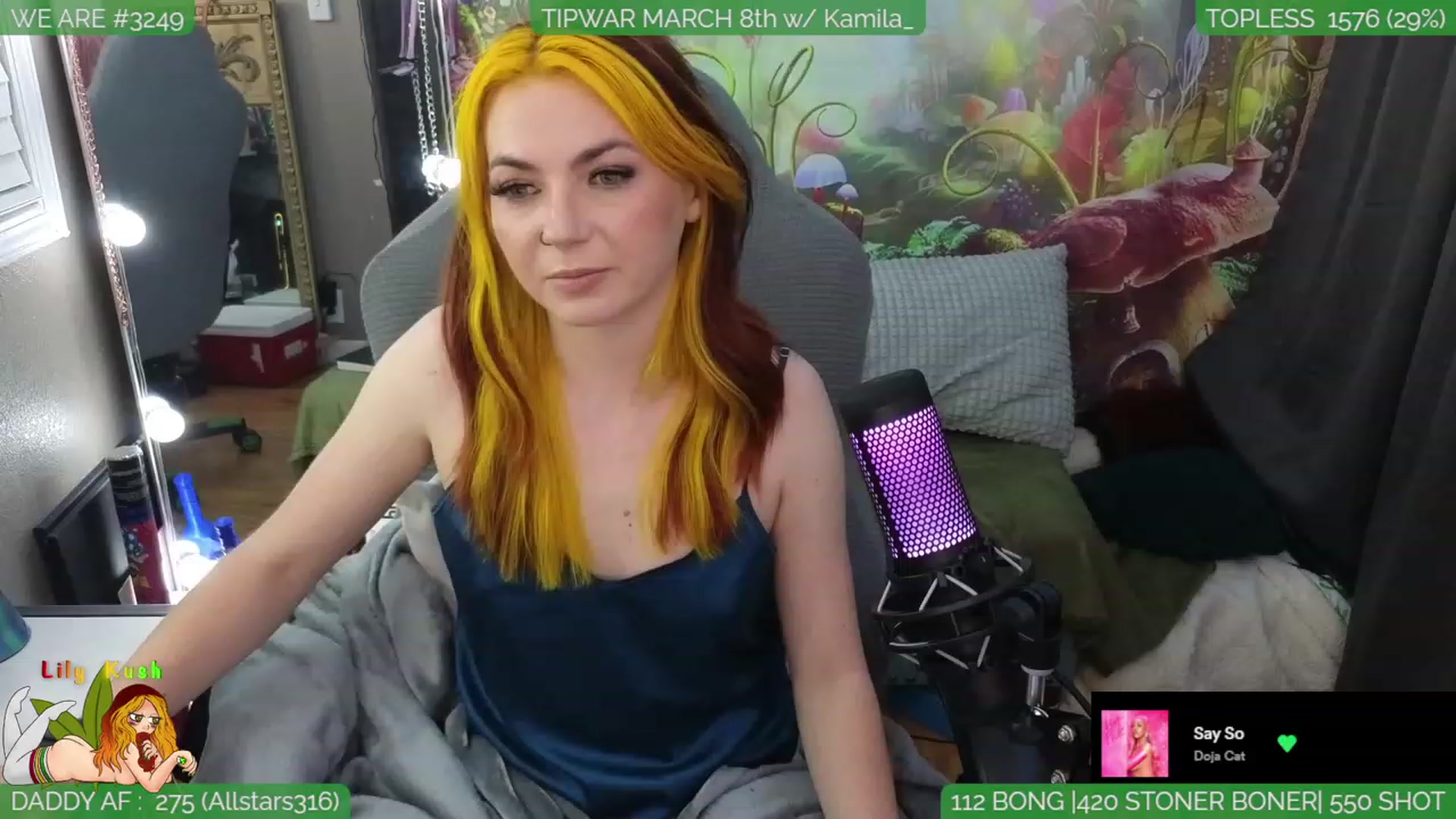 Gallery image thumbnail from LilyKush's myfreecams stream on, 03/07/2024, 05:19 image 4 of 20