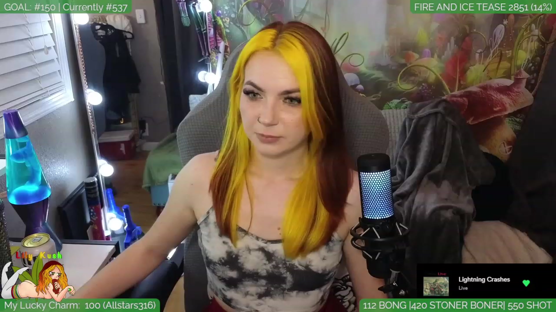 Gallery image thumbnail from LilyKush's myfreecams stream on, 03/12/2024, 04:29 image 10 of 20