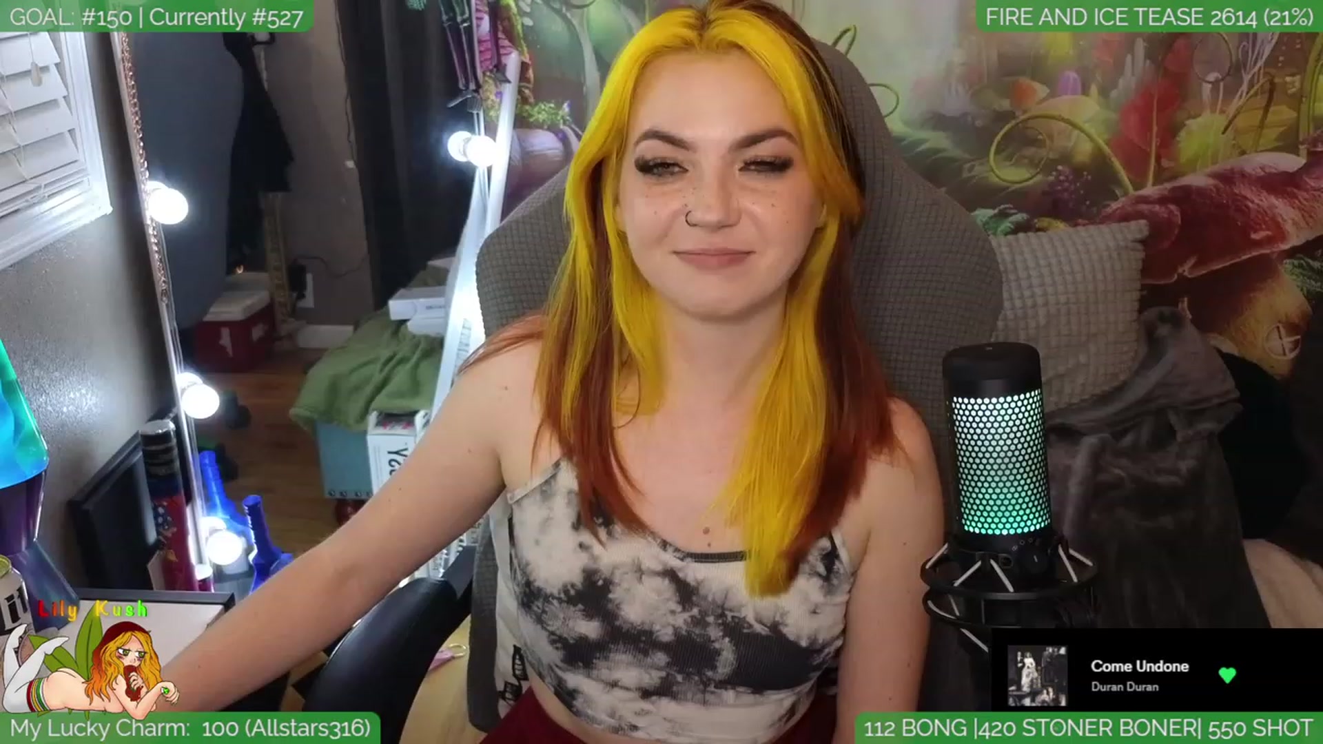 Gallery image thumbnail from LilyKush's myfreecams stream on, 03/12/2024, 05:40 image 1 of 20