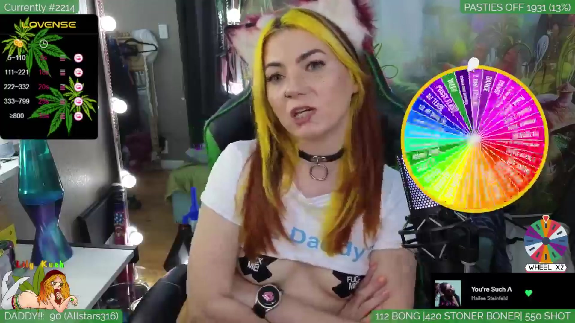Gallery image thumbnail from LilyKush's myfreecams stream on, 04/02/2024, 04:57 image 7 of 20