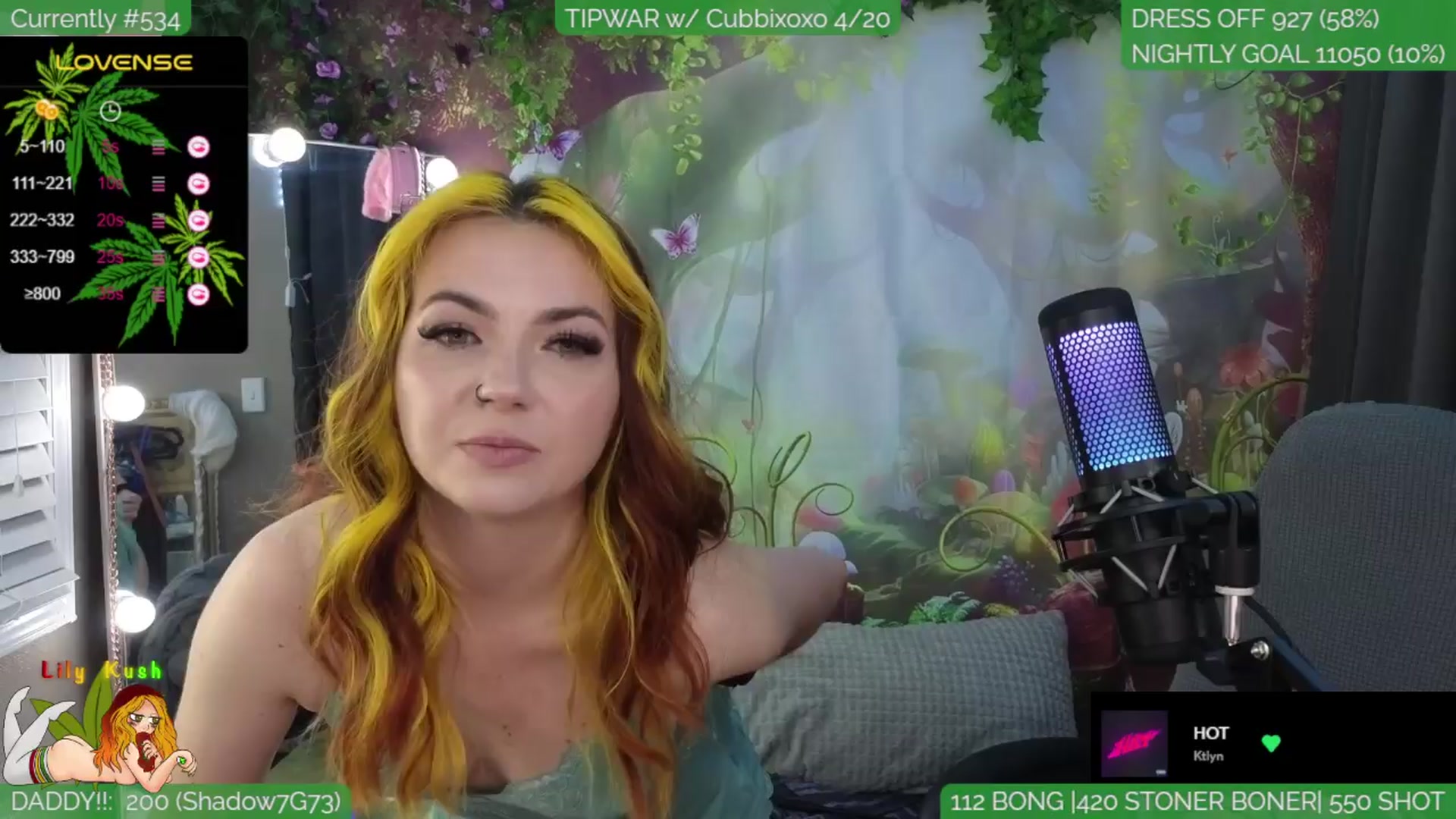 Gallery image thumbnail from LilyKush's myfreecams stream on, 04/09/2024, 03:52 image 1 of 20