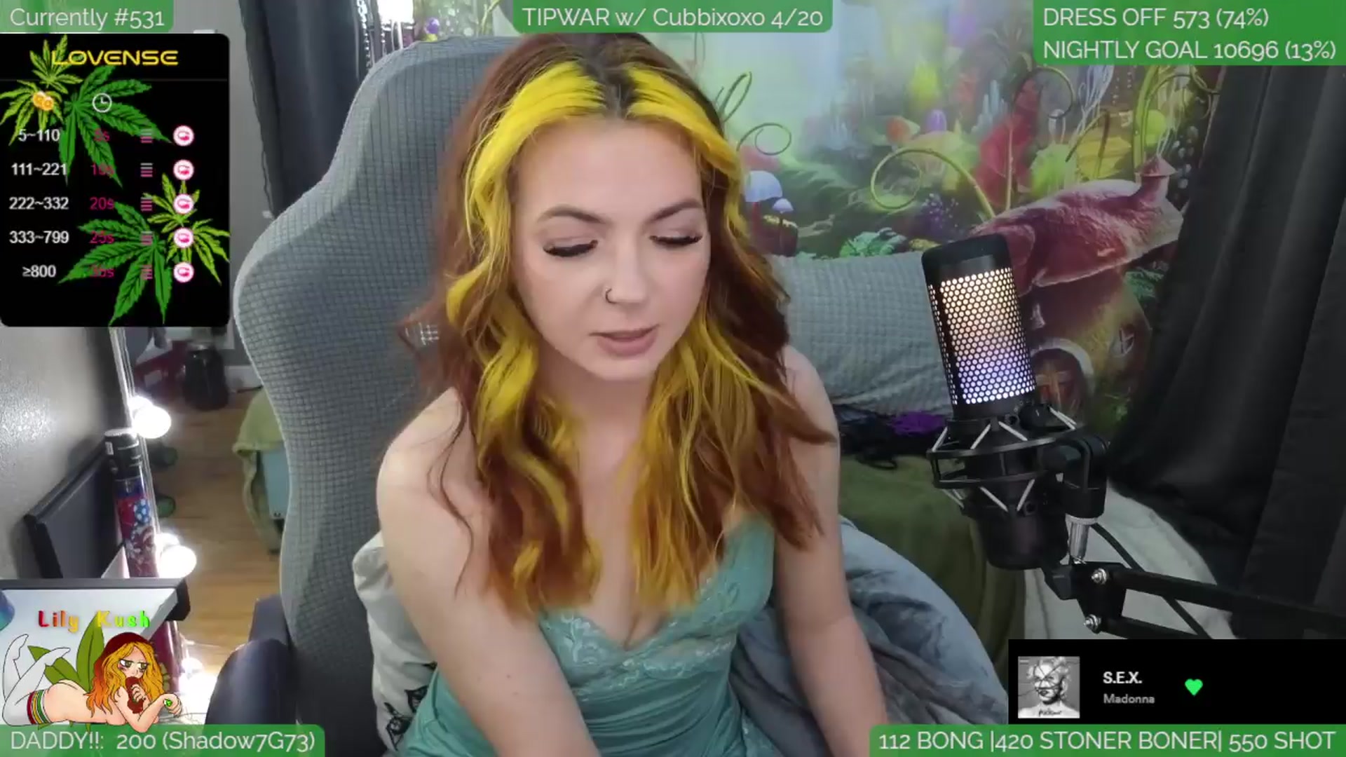 Gallery image thumbnail from LilyKush's myfreecams stream on, 04/09/2024, 03:52 image 12 of 20