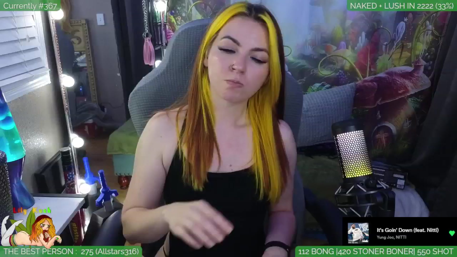 Gallery image thumbnail from LilyKush's myfreecams stream on, 04/23/2024, 05:30 image 6 of 20
