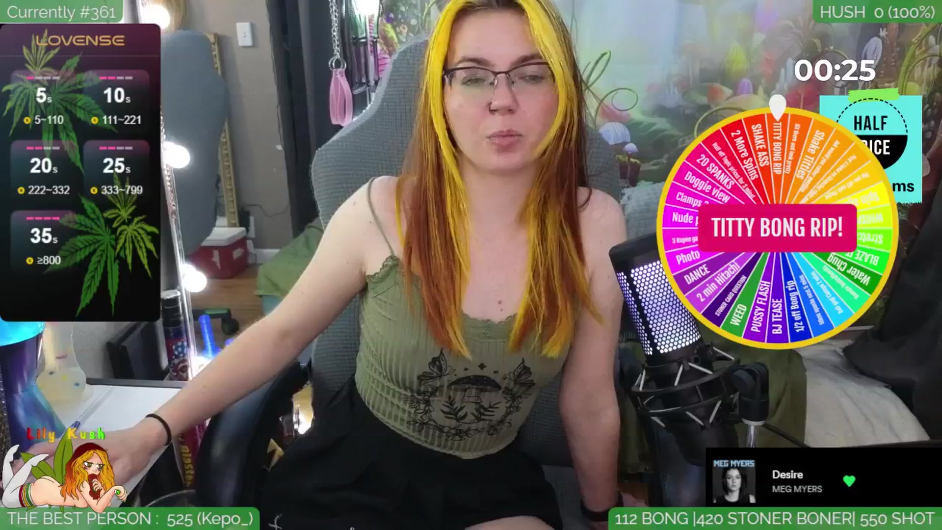 Gallery image thumbnail from LilyKush's myfreecams stream on, 04/25/2024, 07:32 image 11 of 20