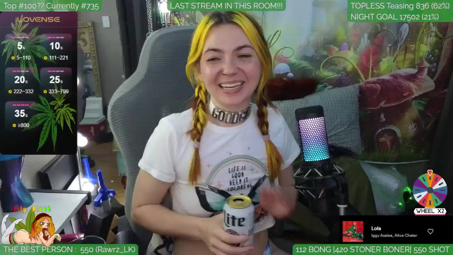 Gallery image thumbnail from LilyKush's myfreecams stream on, 05/03/2024, 07:13 image 14 of 20