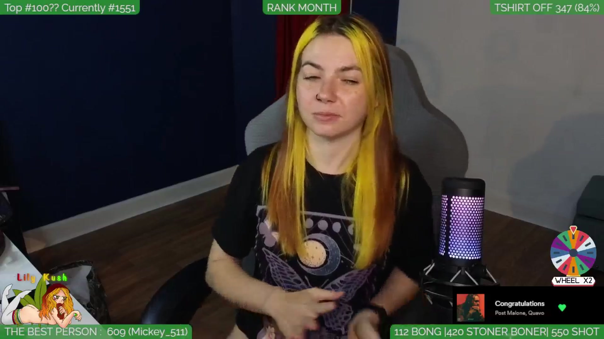 Gallery image thumbnail from LilyKush's myfreecams stream on, 05/07/2024, 04:42 image 12 of 20