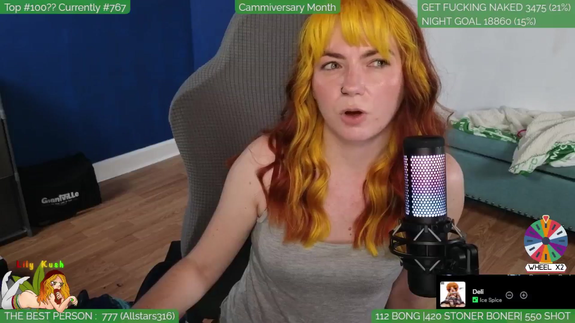Gallery image thumbnail from LilyKush's myfreecams stream on, 05/19/2024, 02:11 image 13 of 20