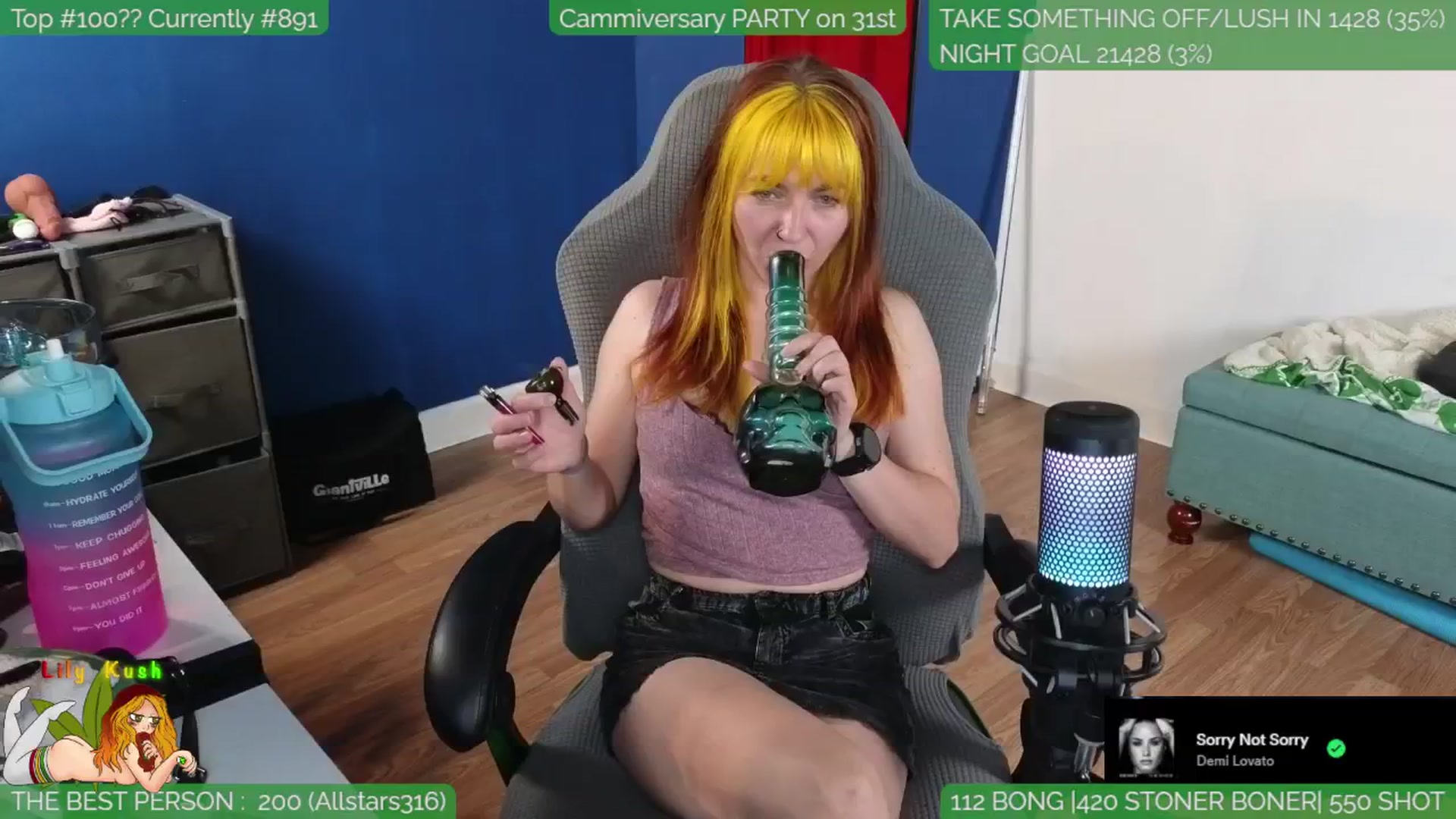 Gallery image thumbnail from LilyKush's myfreecams stream on, 05/26/2024, 03:52 image 6 of 20