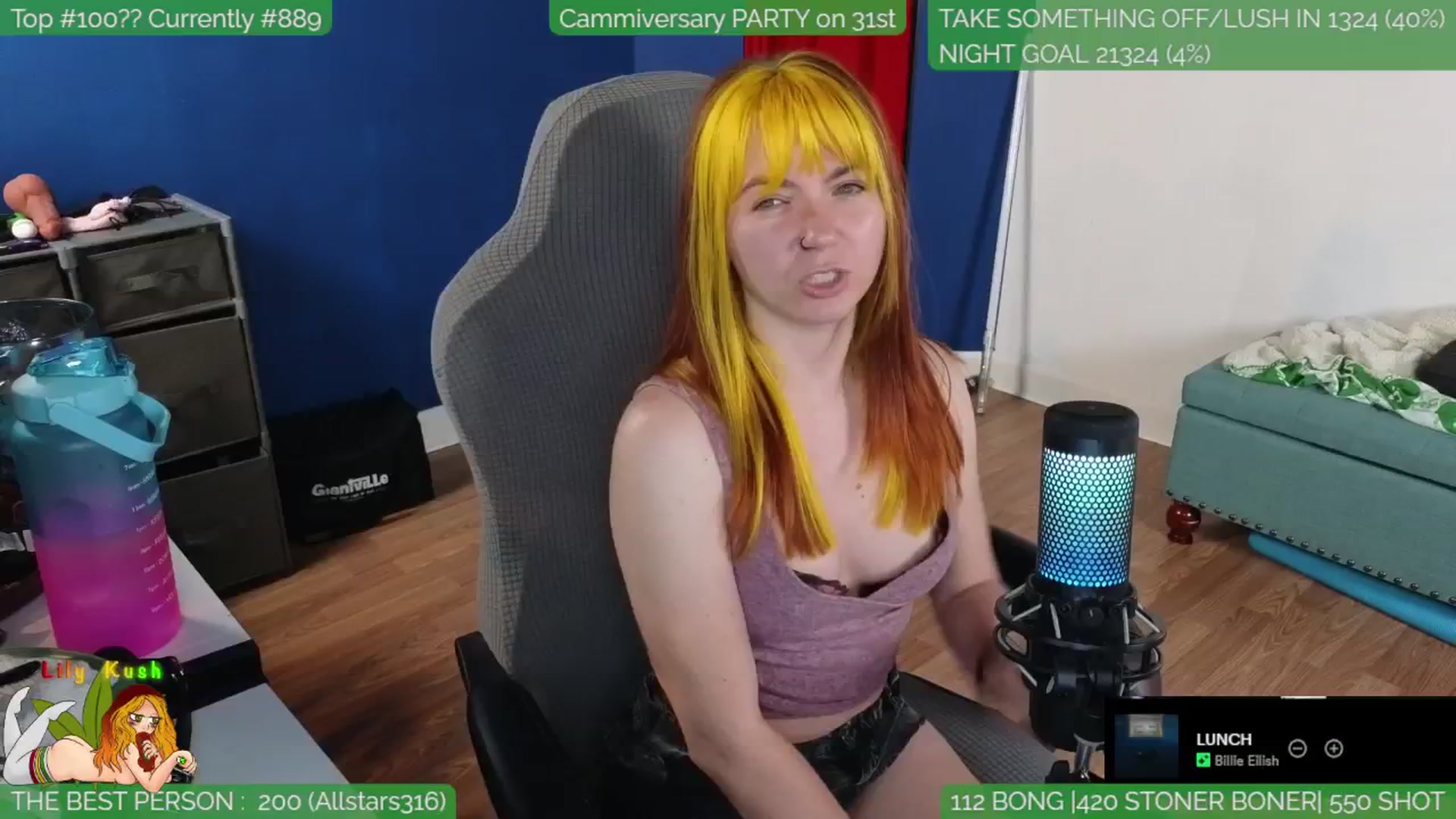 Gallery image thumbnail from LilyKush's myfreecams stream on, 05/26/2024, 03:52 image 8 of 20