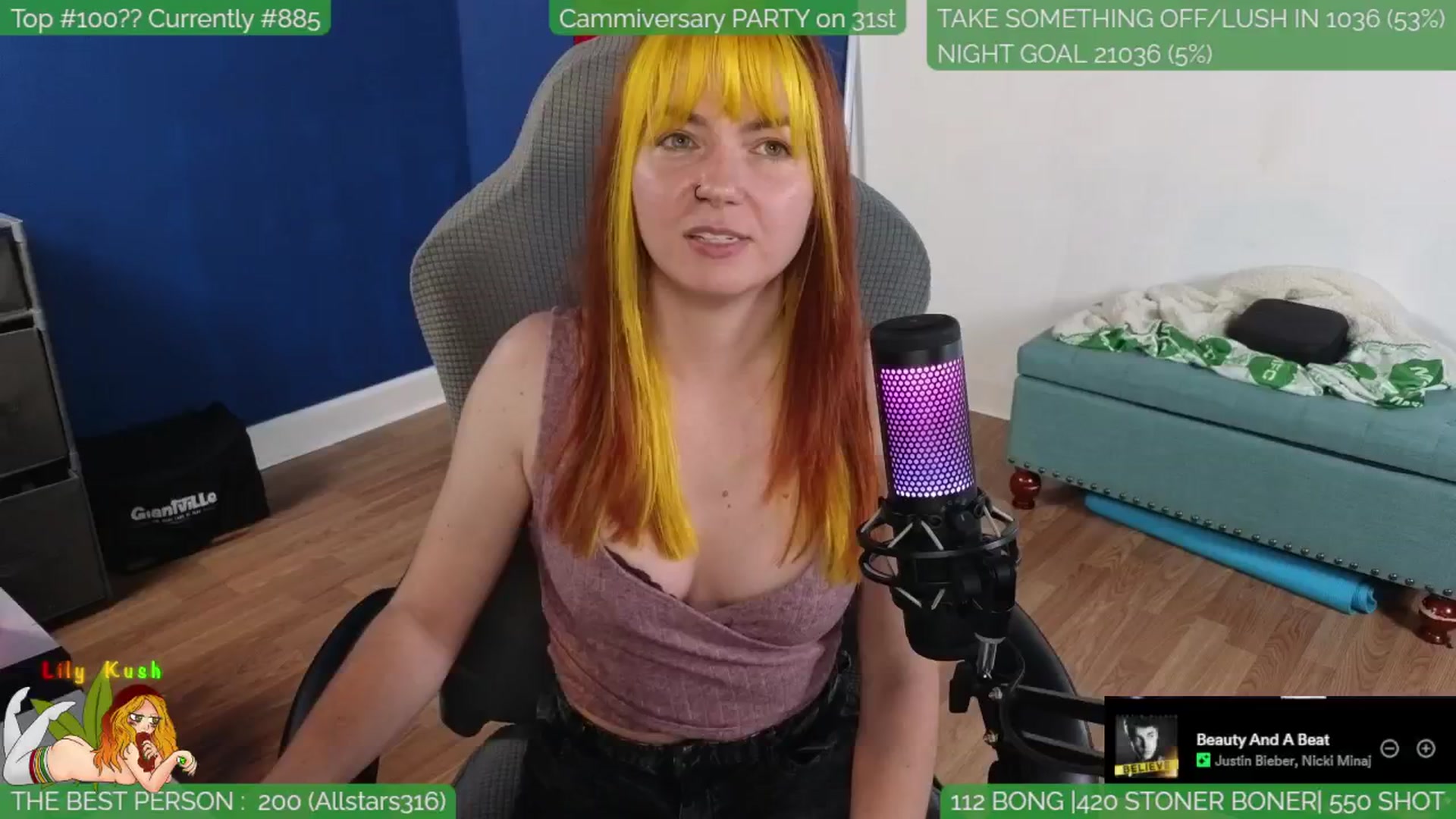 Gallery image thumbnail from LilyKush's myfreecams stream on, 05/26/2024, 03:52 image 15 of 20